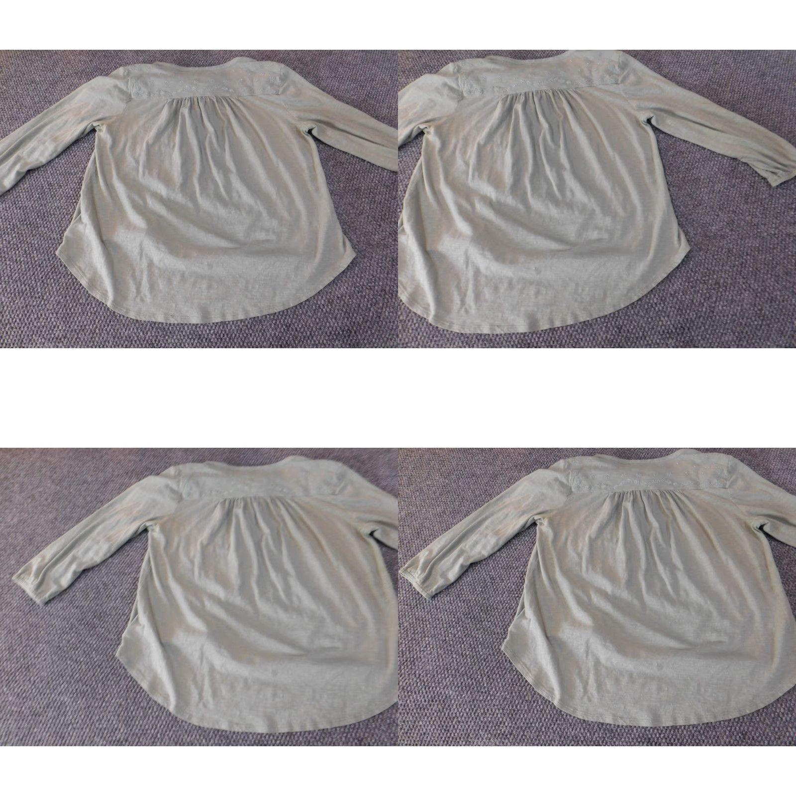 Lucky Brand Lucky Brand top Womens Large green Henley Pullover button casual classic Shirt Size L / US 10 / IT 46 - 8 Thumbnail