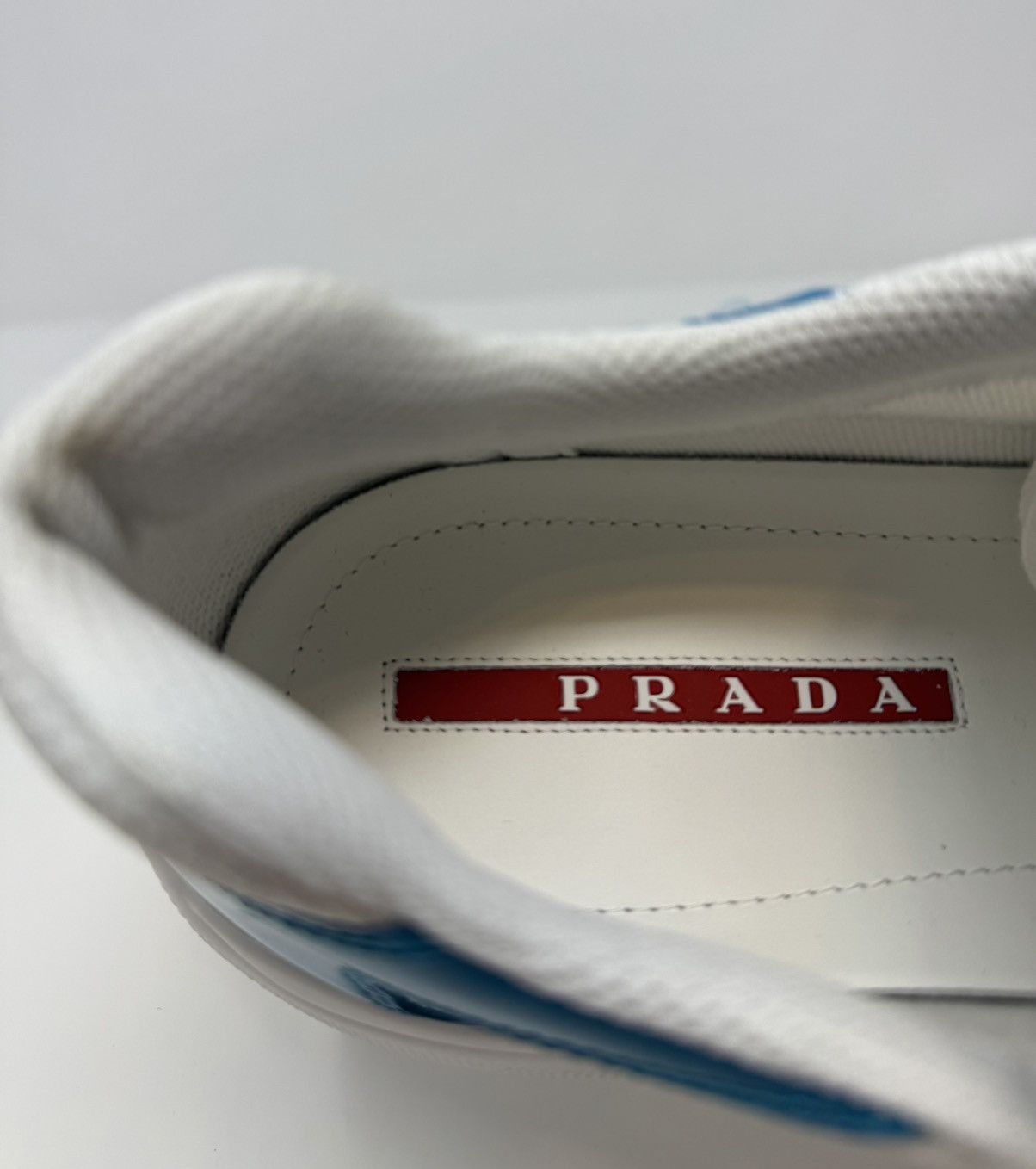 Prada Prada Americas Cup Sneaker Light Blue Size US 10 / EU 43 - 8 Thumbnail