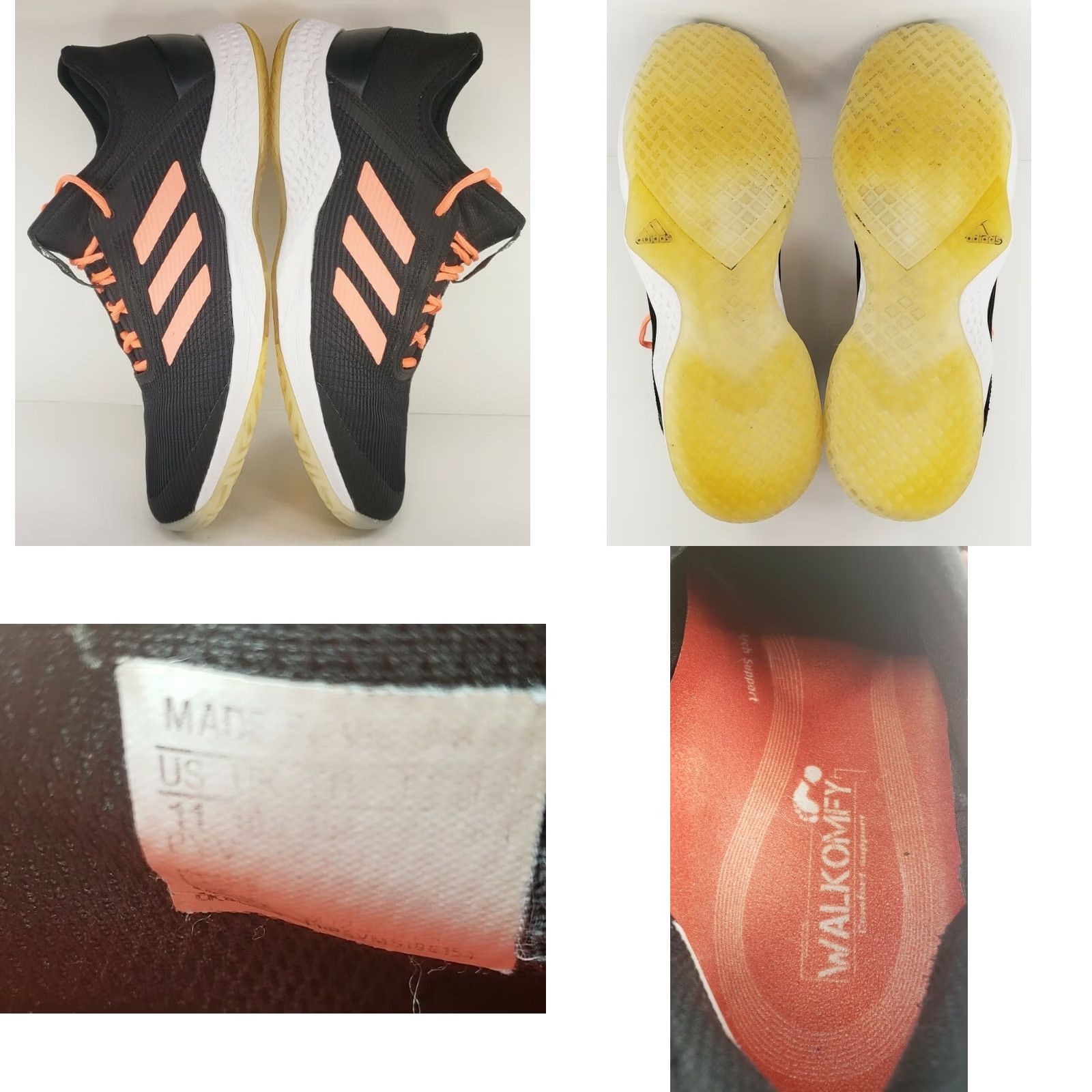Adidas adidas Astrarun Sneaker Men's 11M Core Black/Signal Coral/Grey Athletic Size US 11 / EU 44 - 8 Thumbnail