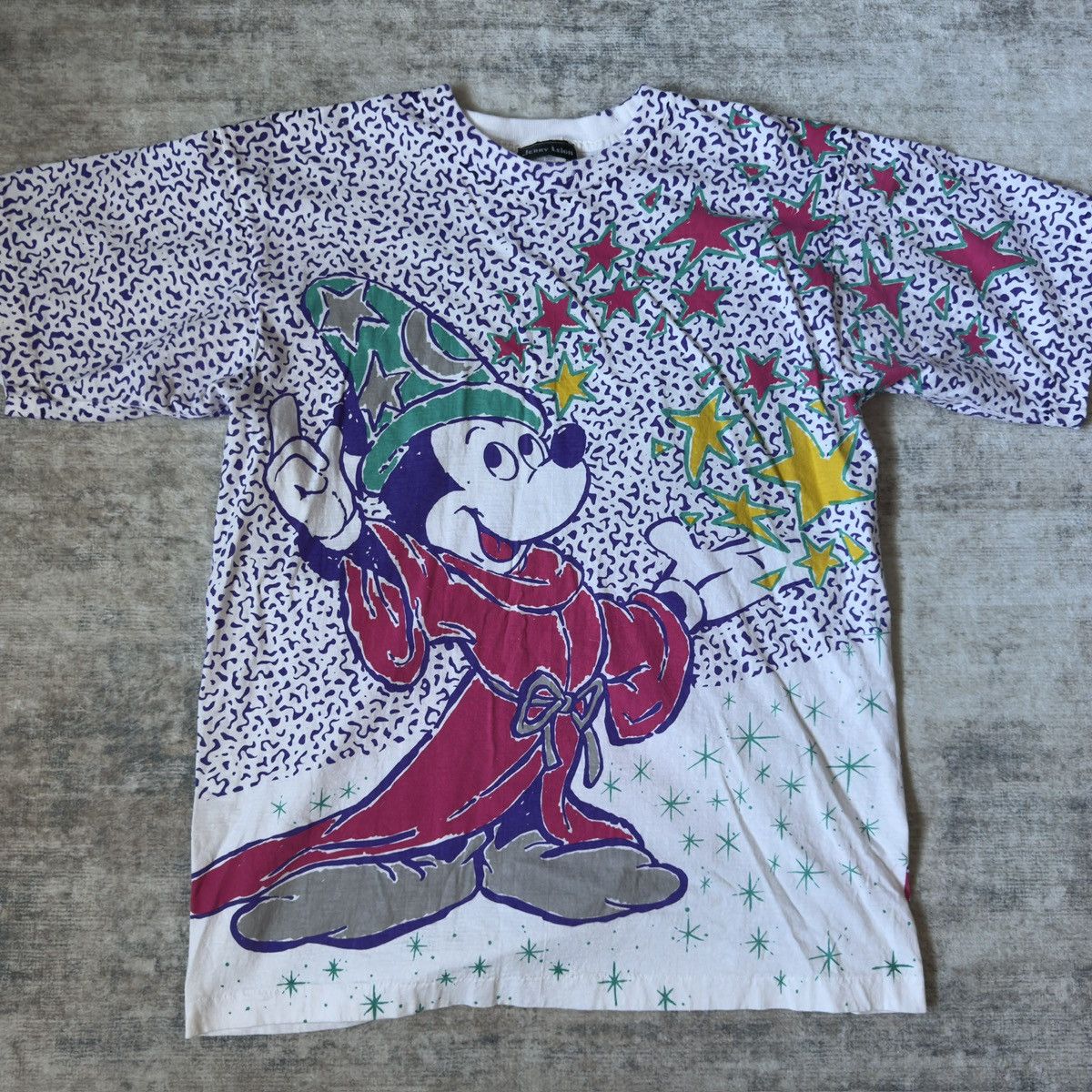 Vintage Vintage Disney Mickey Fantasia All Over Print Tshirt Large Size US L / EU 52-54 / 3 - 1 Thumbnail
