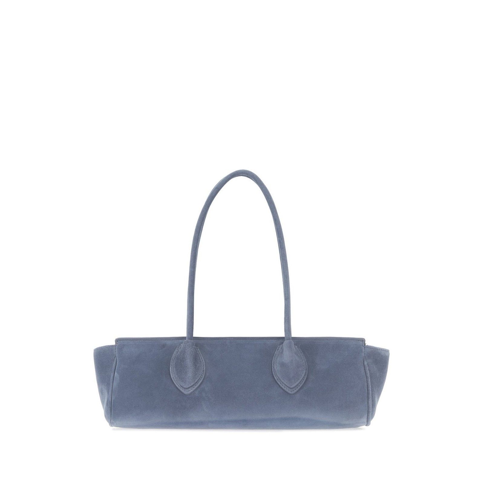 KHAITE KHAITE Donna Blue Suede Shoulder Bag New & Authentic Size ONE SIZE - 3 Thumbnail