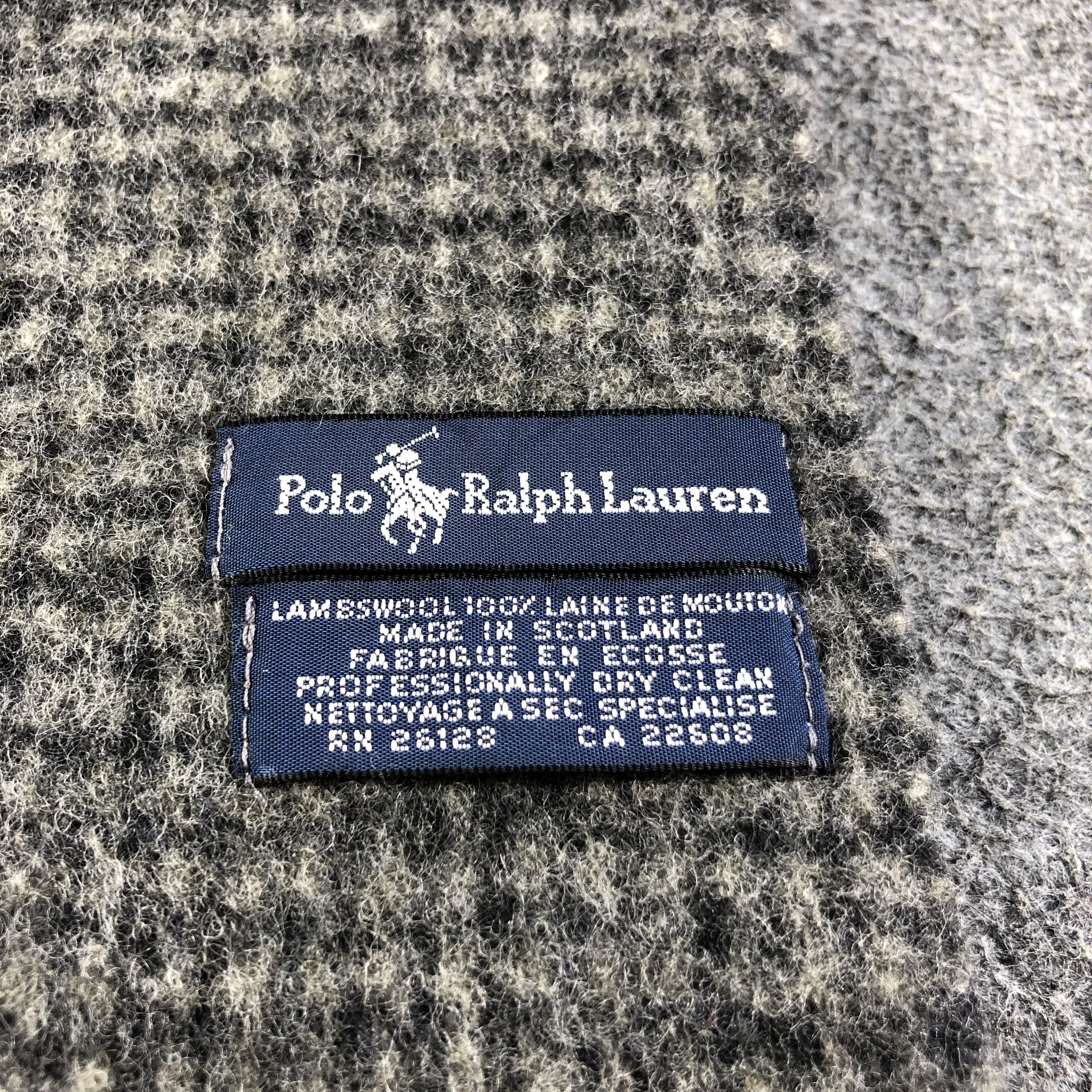 Polo Ralph Lauren Polo Ralph Lauren Gingham Wool Scarf Muffler V1063 Size ONE SIZE - 5 Thumbnail