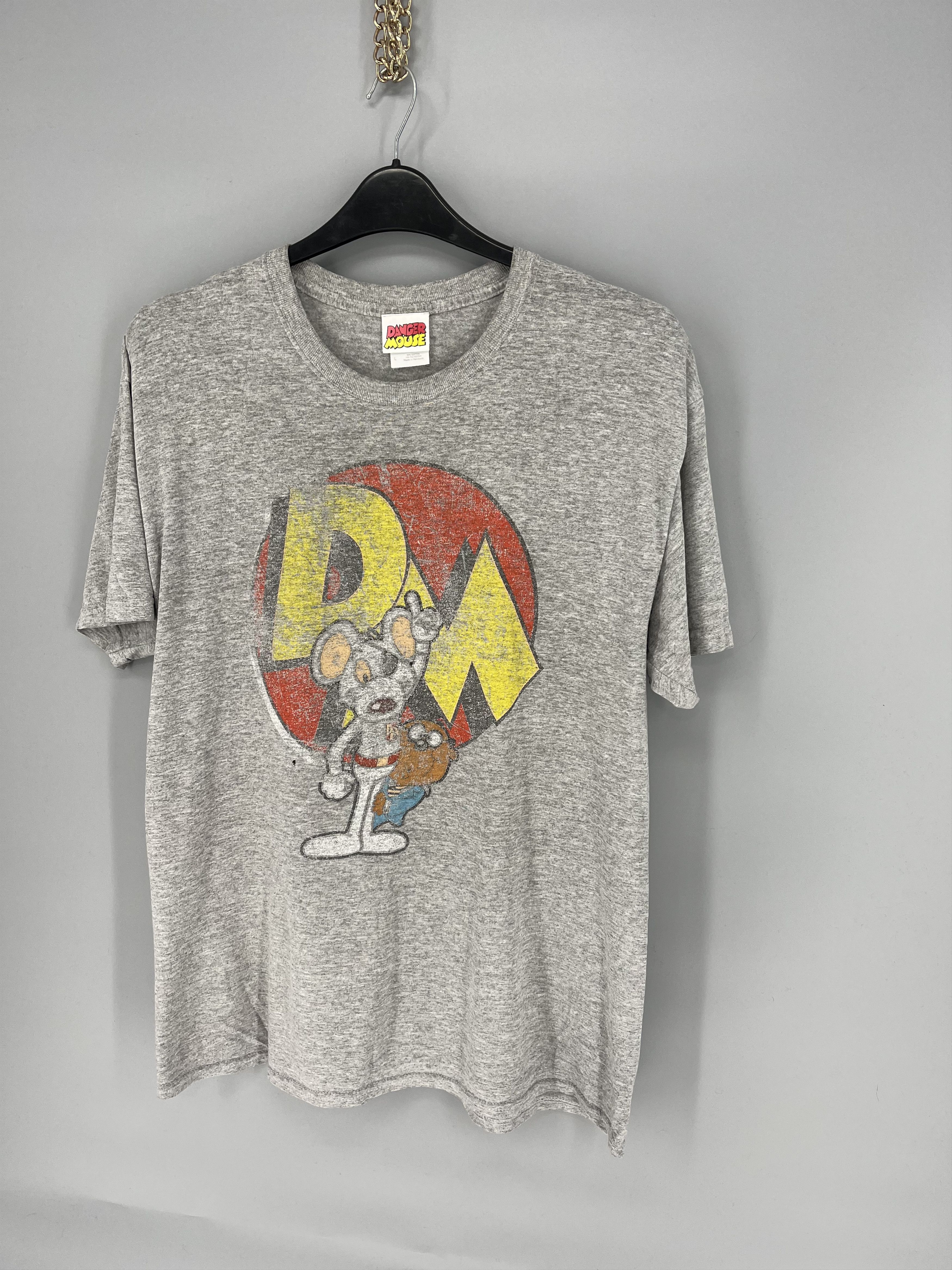 Cartoon Network Vintage Y2K DANGER MOUSE Humor tee streetwear style Size US L / EU 52-54 / 3 - 3 Thumbnail