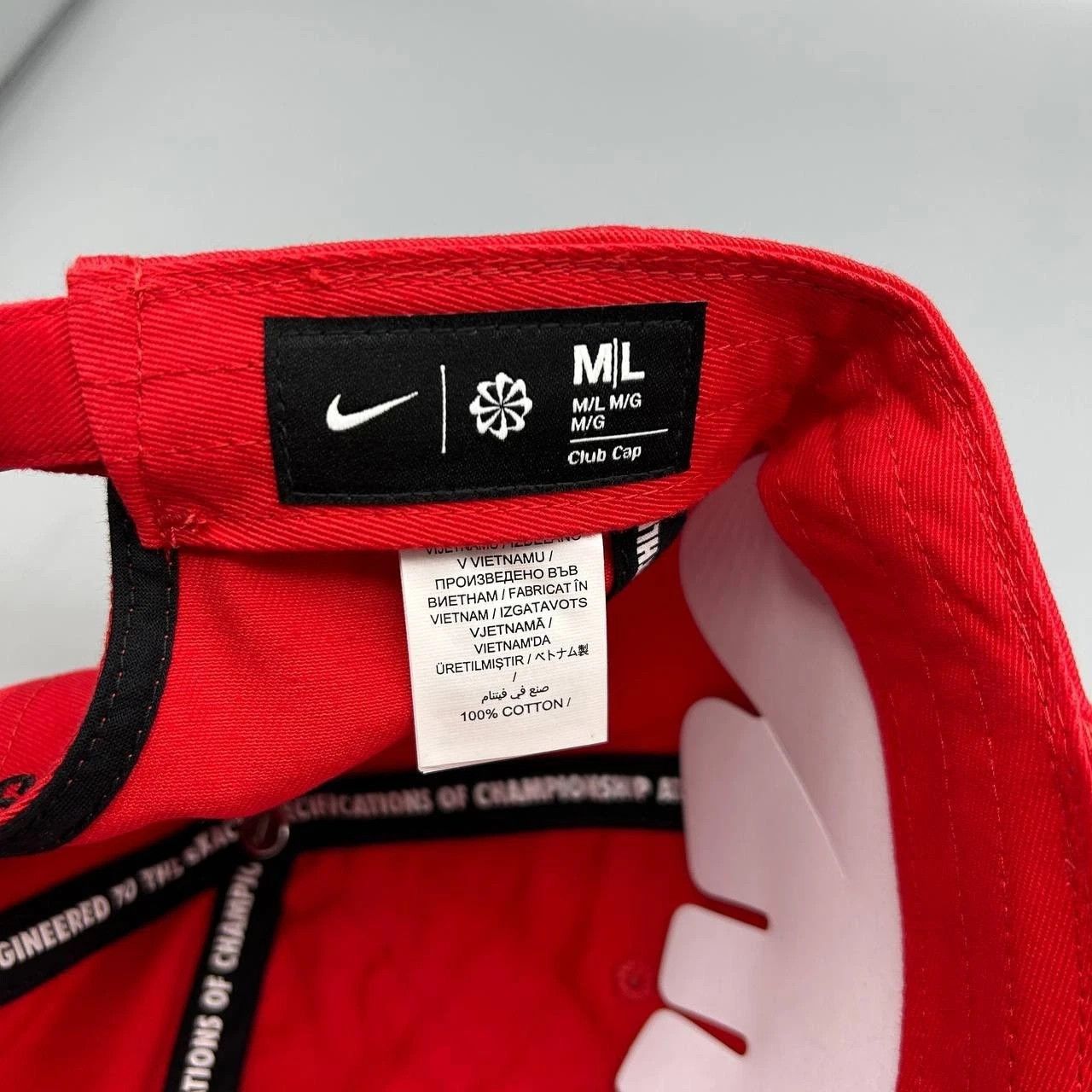 Nike Georgia Bulldogs x Nike Rise Hat M-L Strap Back Cap Cotton Size ONE SIZE - 4 Thumbnail