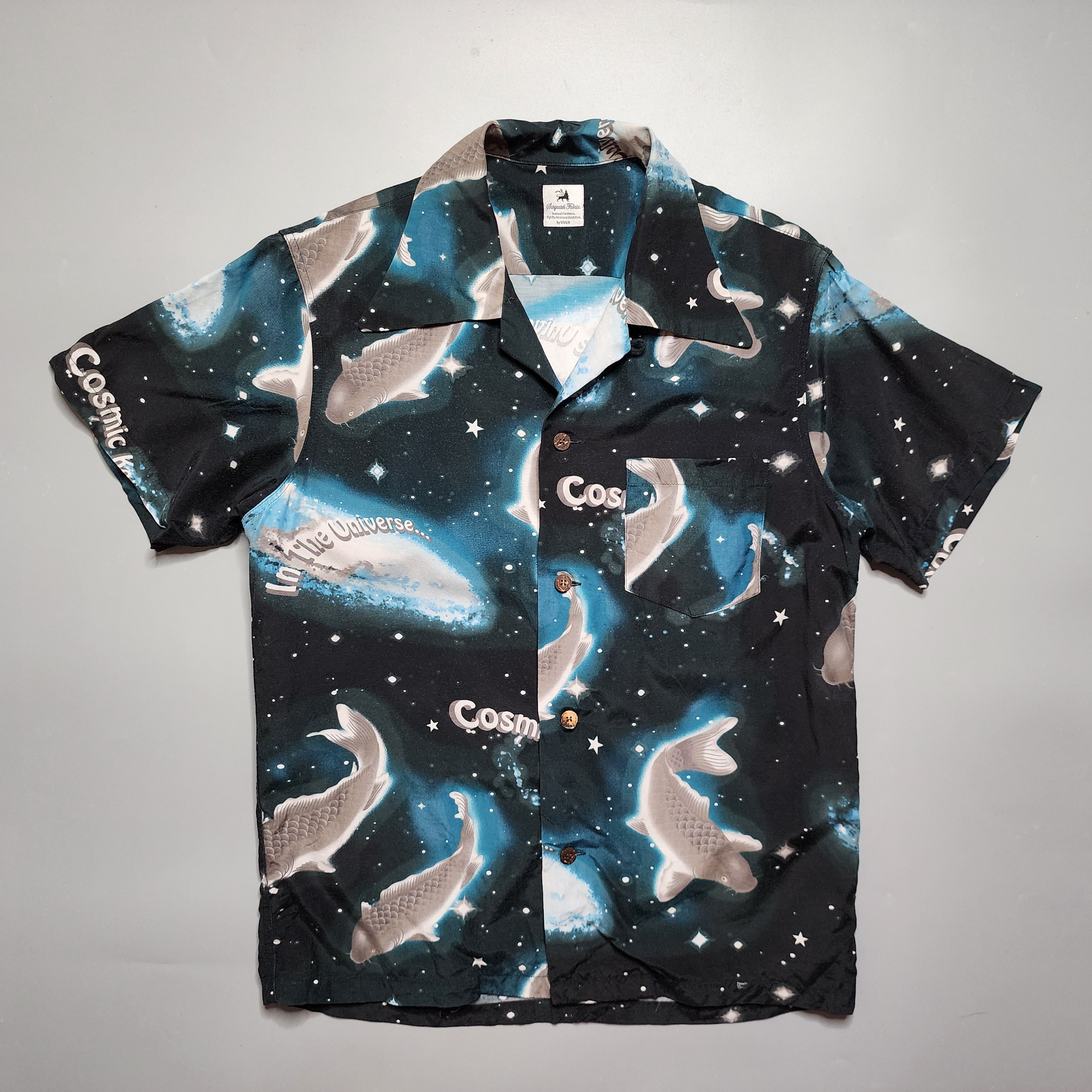 Sasquatchfabrix COSMIC KOI CARP ZENARTHY BOWLING SHIRT | Grailed