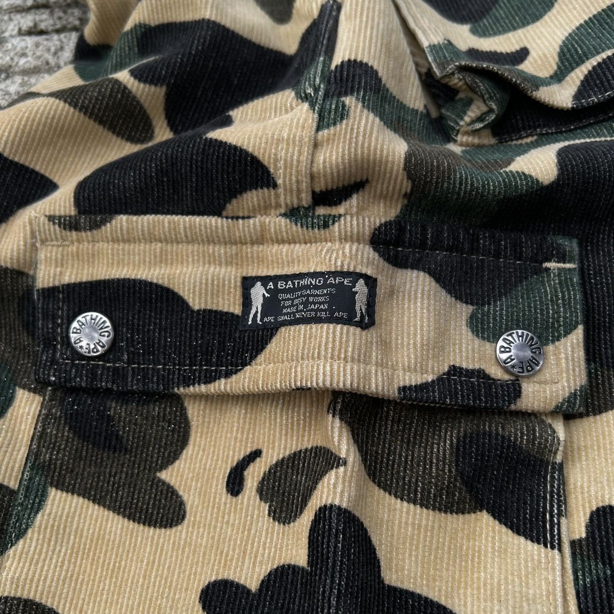 Bape (Nigo era) 1990s OG Bape 1st Camo Corduroy Cargo Pants Size US 34 / EU 50 - 8 Thumbnail