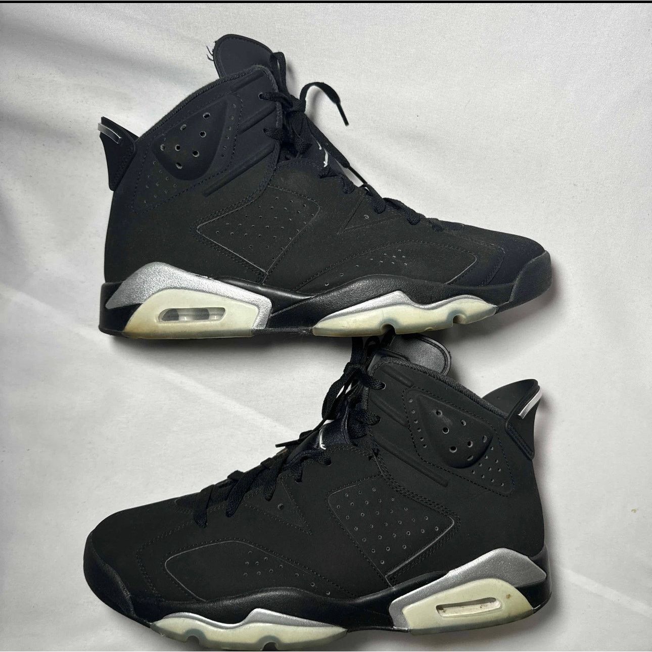 Jordan Brand × Nike Size 12 Nike Air Jordan 6 Retro Chrome Men's Shoes Ships Now Size US 12 / EU 45 - 2 Thumbnail