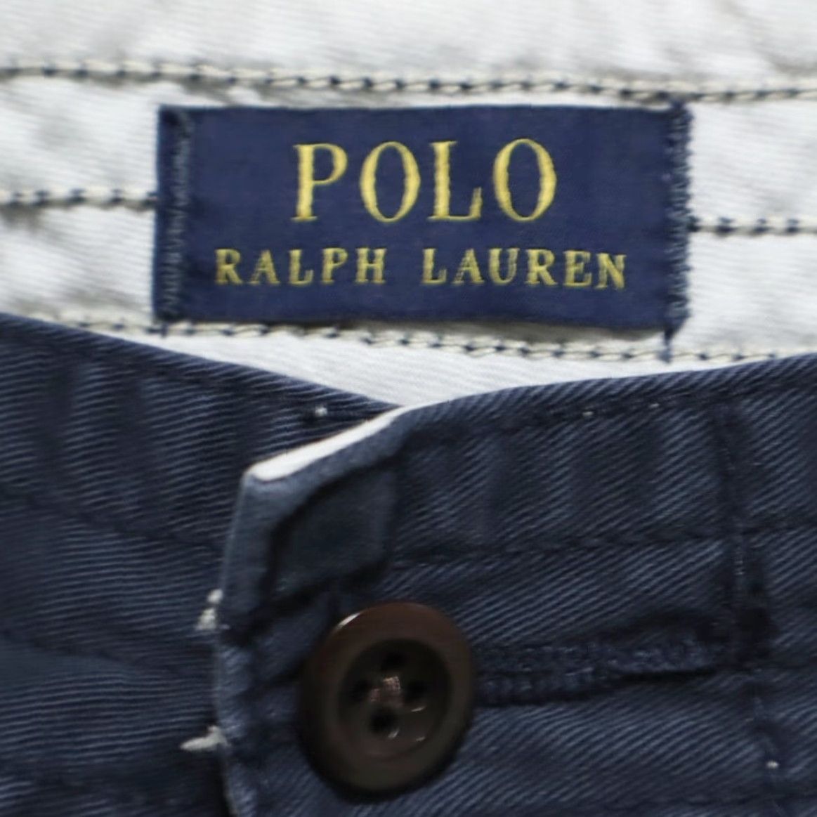 Polo Ralph Lauren Polo Ralph Lauren Cotton Canvas Cargo Shorts Navy Blue Men's 35 Size US S / EU 44-46 / 1 - 5 Thumbnail