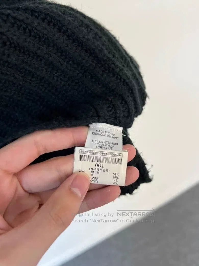 Helmut Lang Helmut Lang Zip-Up Stand Collar Coarse Knit Cardigan Size US S / EU 44-46 / 1 - 4 Thumbnail