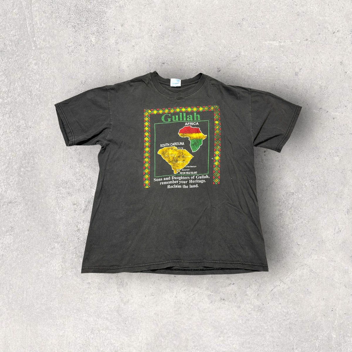 Hanes × Vintage Vintage Gullah tee Size US L / EU 52-54 / 3 - 1 Thumbnail