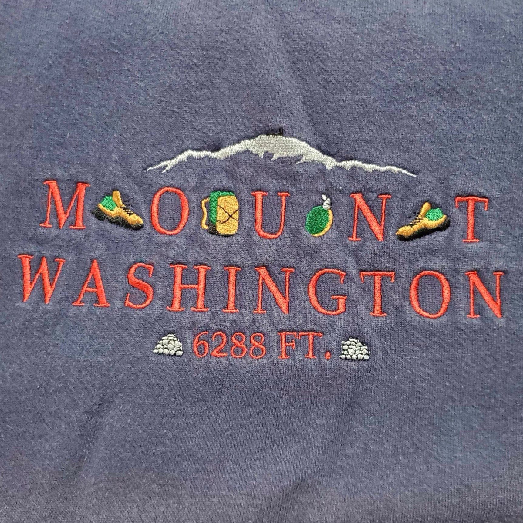 Lee VINTAGE Lee Mount Washington Premium Cotton Crewneck 90s Sweatshirt Large L Blue Mens Size US L / EU 52-54 / 3 - 2 Thumbnail