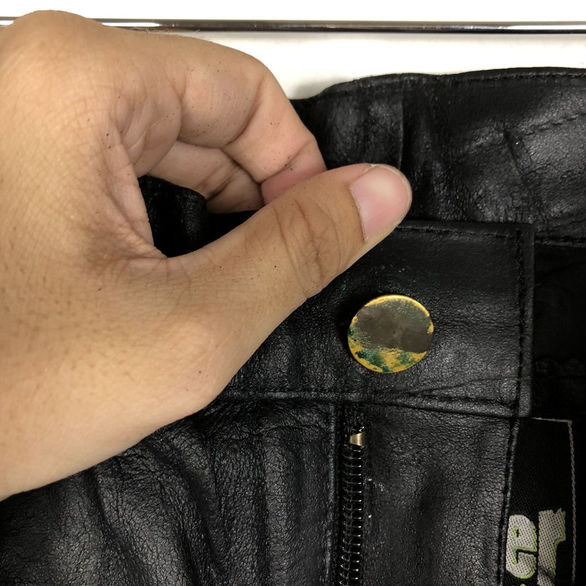 Genuine Leather 🔥90’s Genuine Leather Pants Riot Riot Franker Raff Simons Size US 32 / EU 48 - 10 Thumbnail