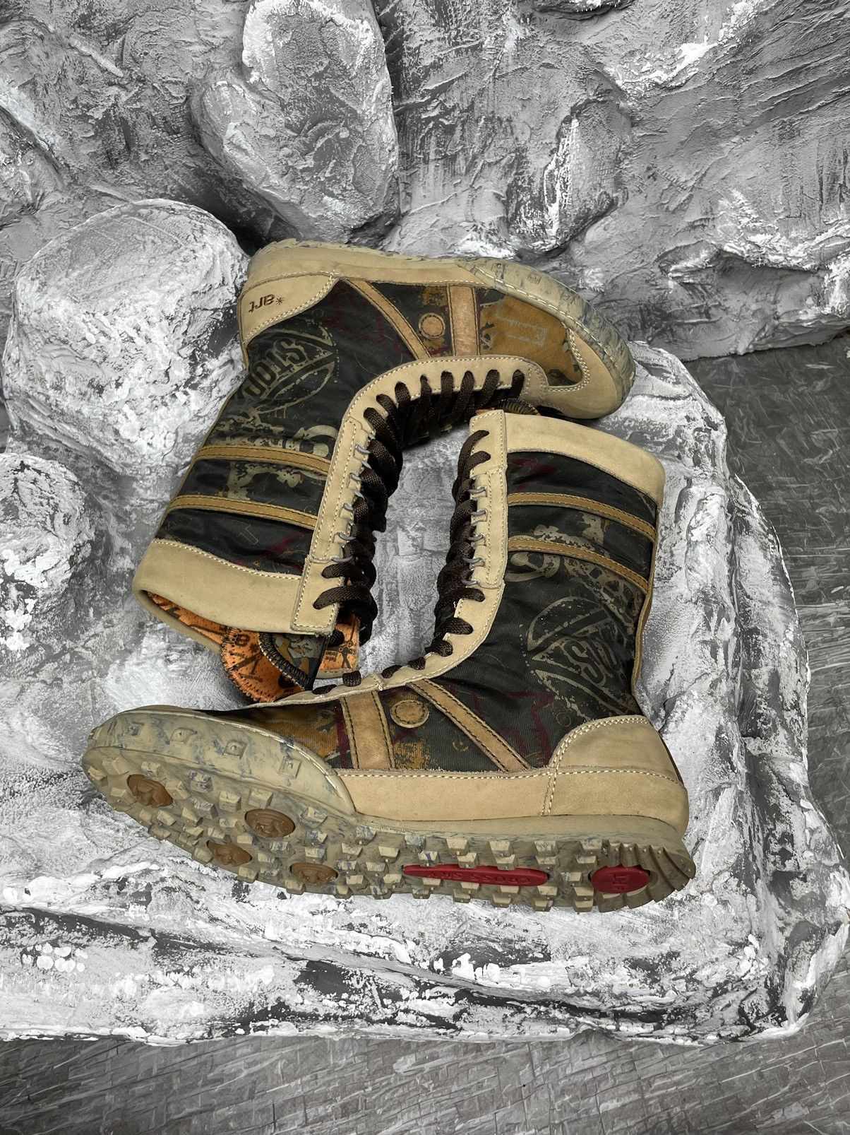 Japanese Brand × Vintage Art* Vintage Y2K Punk Grunge Shoes Japanese Style Size US 7 / IT 37 - 6 Thumbnail