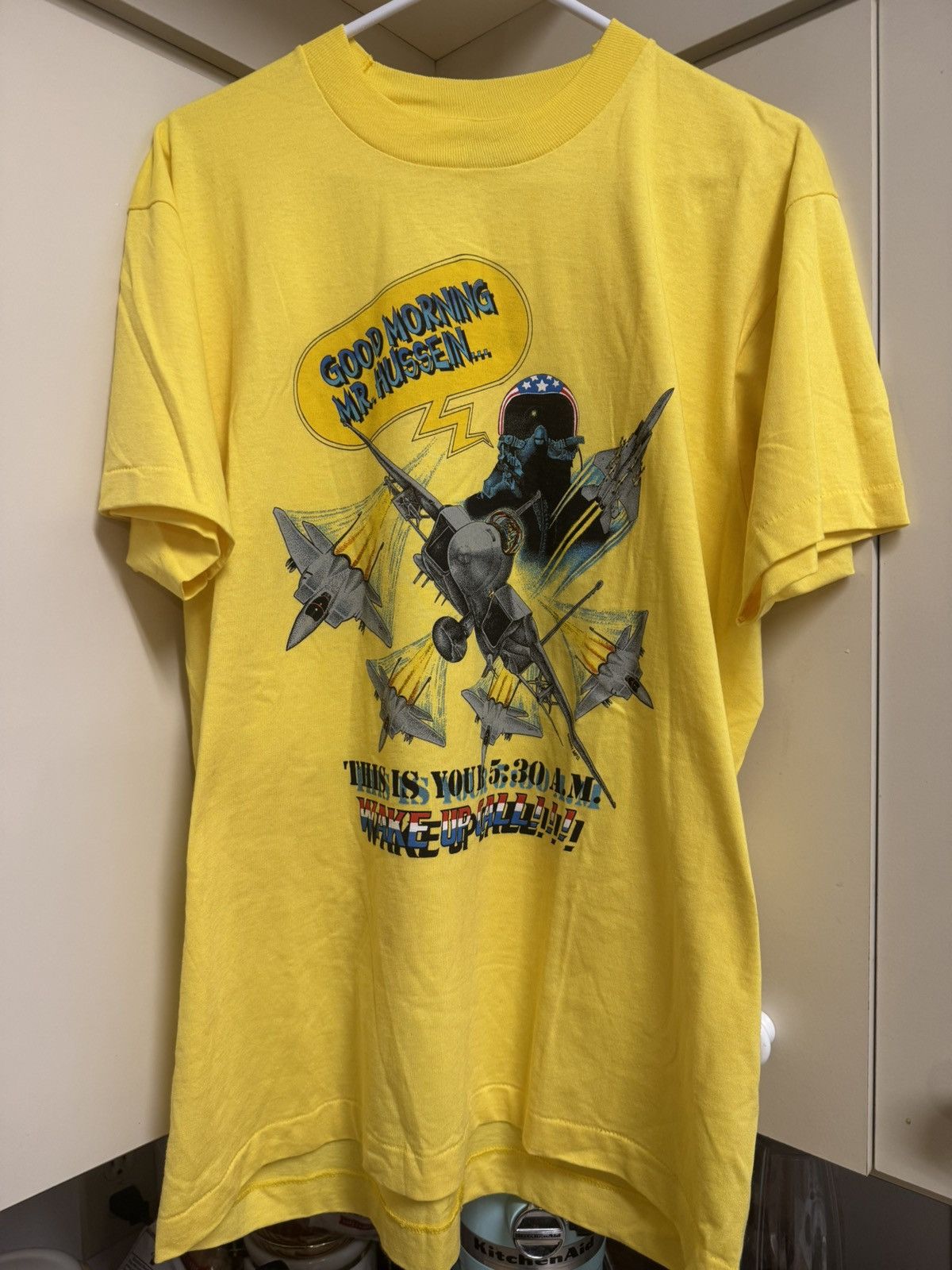 Vintage Vintage 1991 Gulf War Desert Storm Screen Stars Tee XL NWT L Size US XL / EU 56 / 4 - 16 Thumbnail