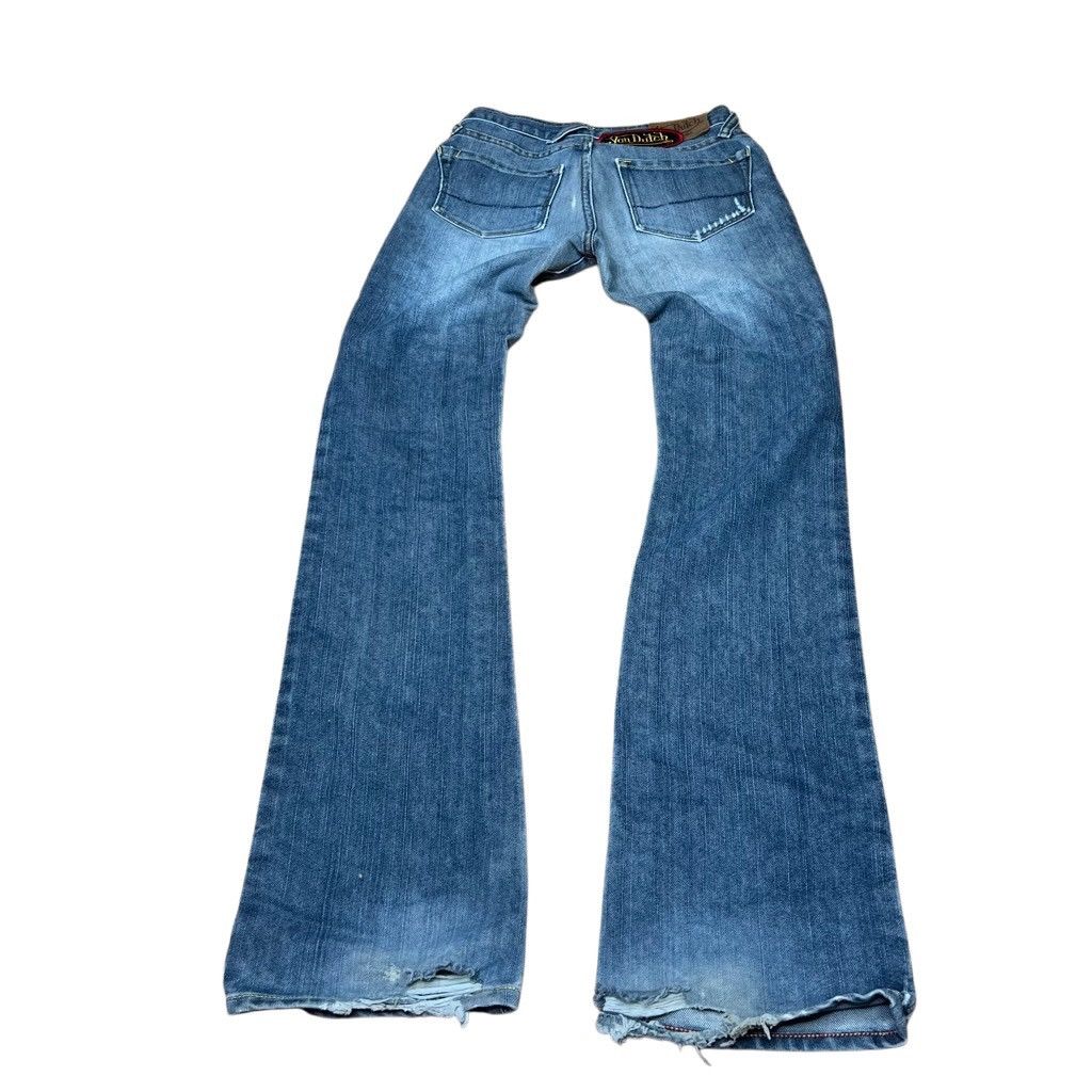 Vintage × Von Dutch Vintage 90s Y2K Von Dutch Patch Jeans Size 26 Made In USA Size 26" / US 2 / IT 38 - 3 Thumbnail