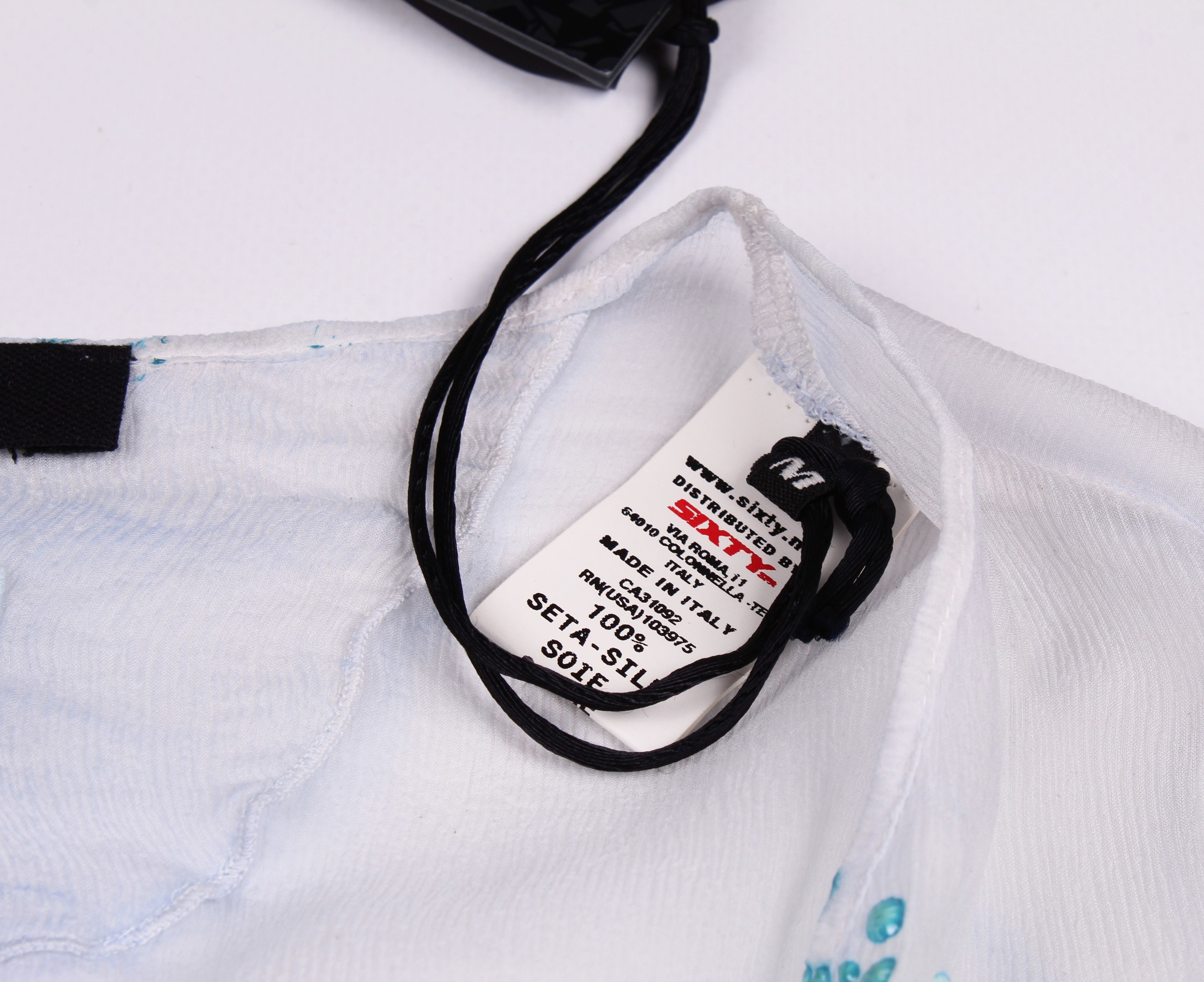 Miss Sixty × Vintage Miss Sixty Y2K Rare Silk Craig Paint Blouse Shirt Size M / US 6-8 / IT 42-44 - 4 Thumbnail