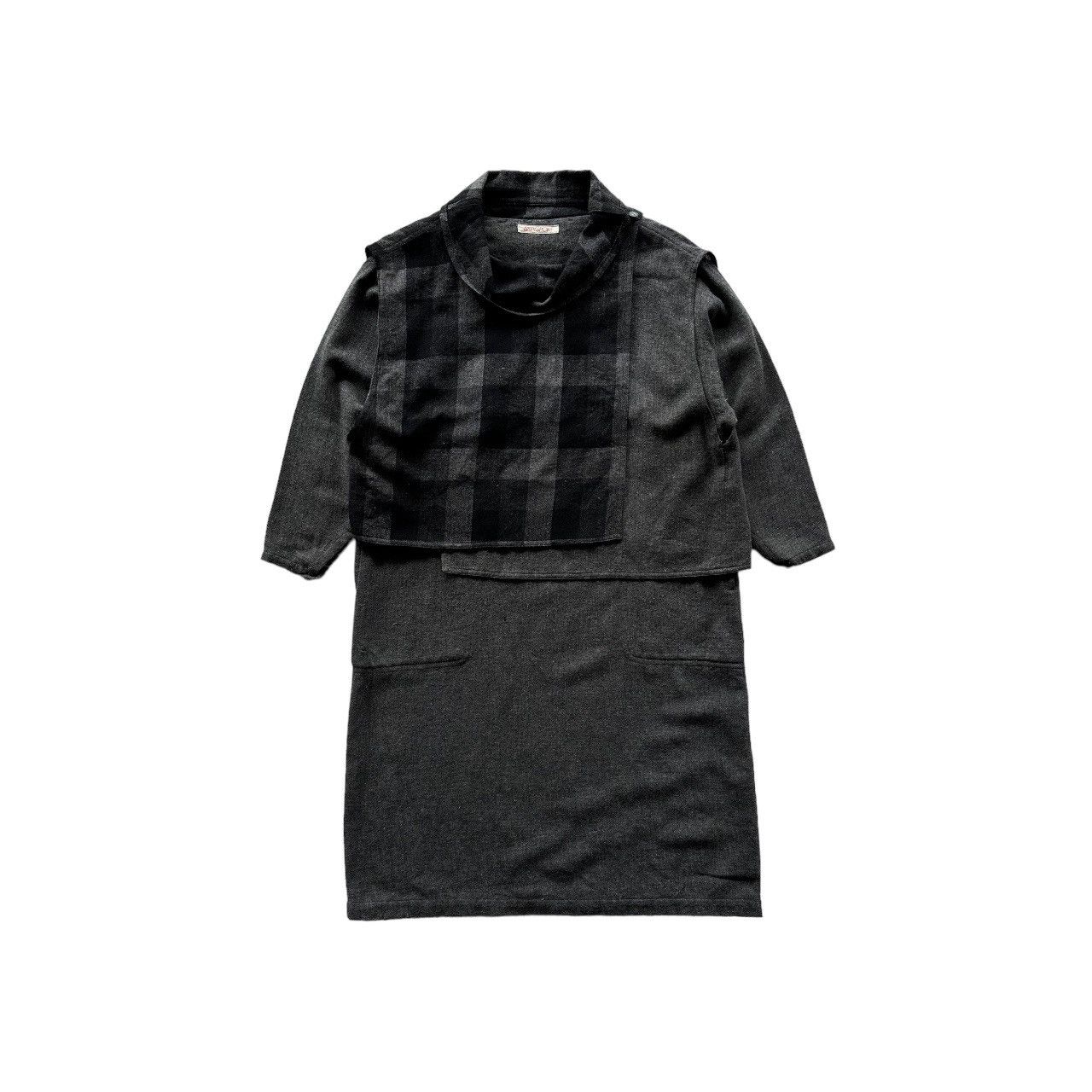 Issey Miyake × Pleats Please Issey Miyake × Vintage Issey Miyake Sports Dress Plaid Panel Chest Size US M / EU 48-50 / 2 - 2 Thumbnail