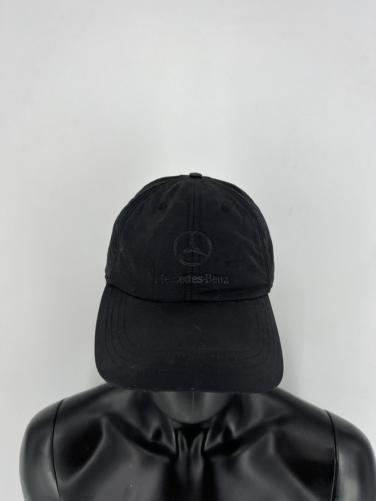 Mercedes-Benz Vintage 90s Mercedes Benz Vintage Big Logo Cap With Ears Size ONE SIZE - 1 Thumbnail