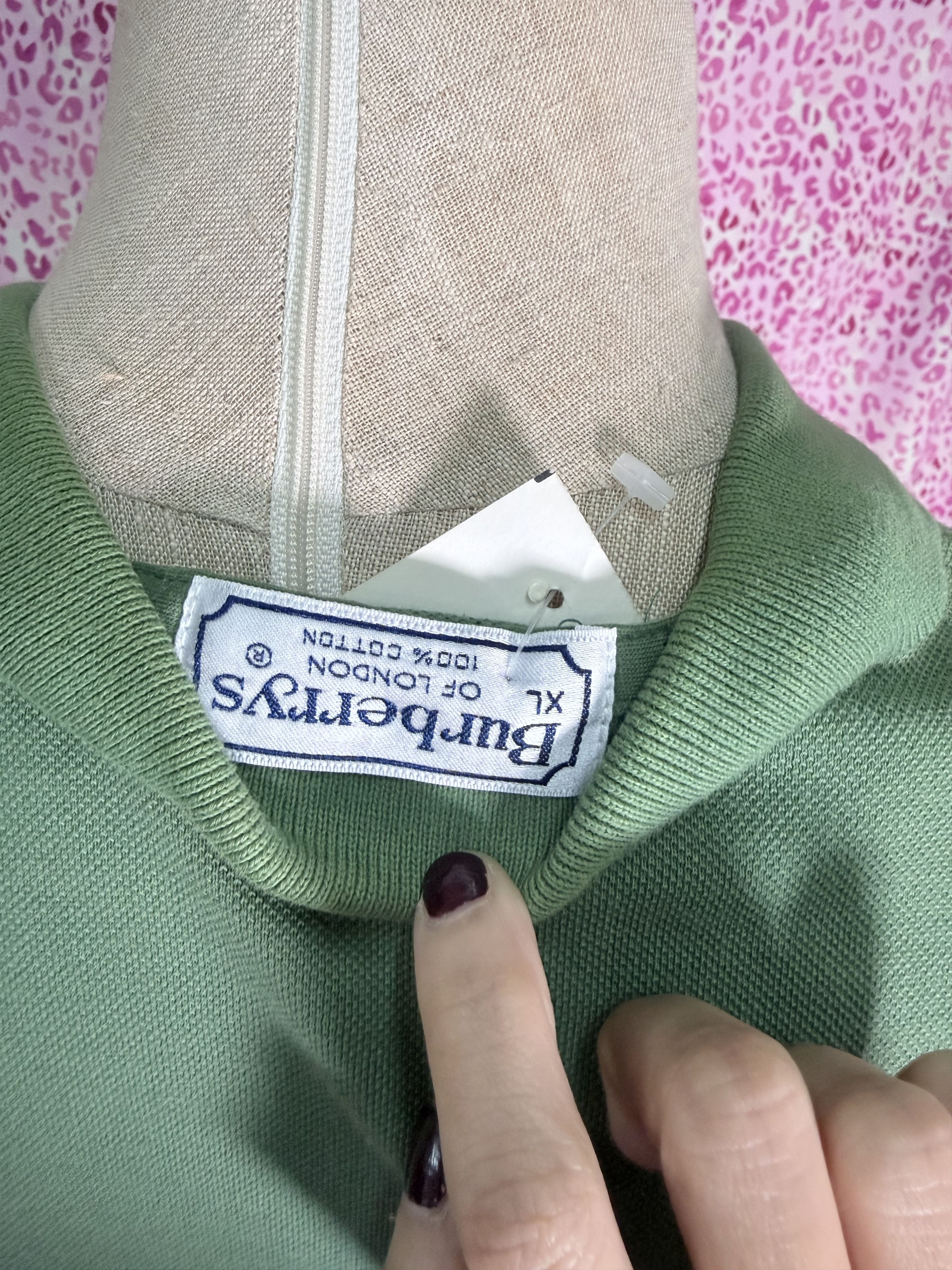 Burberry Burberrys 90s Vintage Polo Size US XL / EU 56 / 4 - 6 Thumbnail