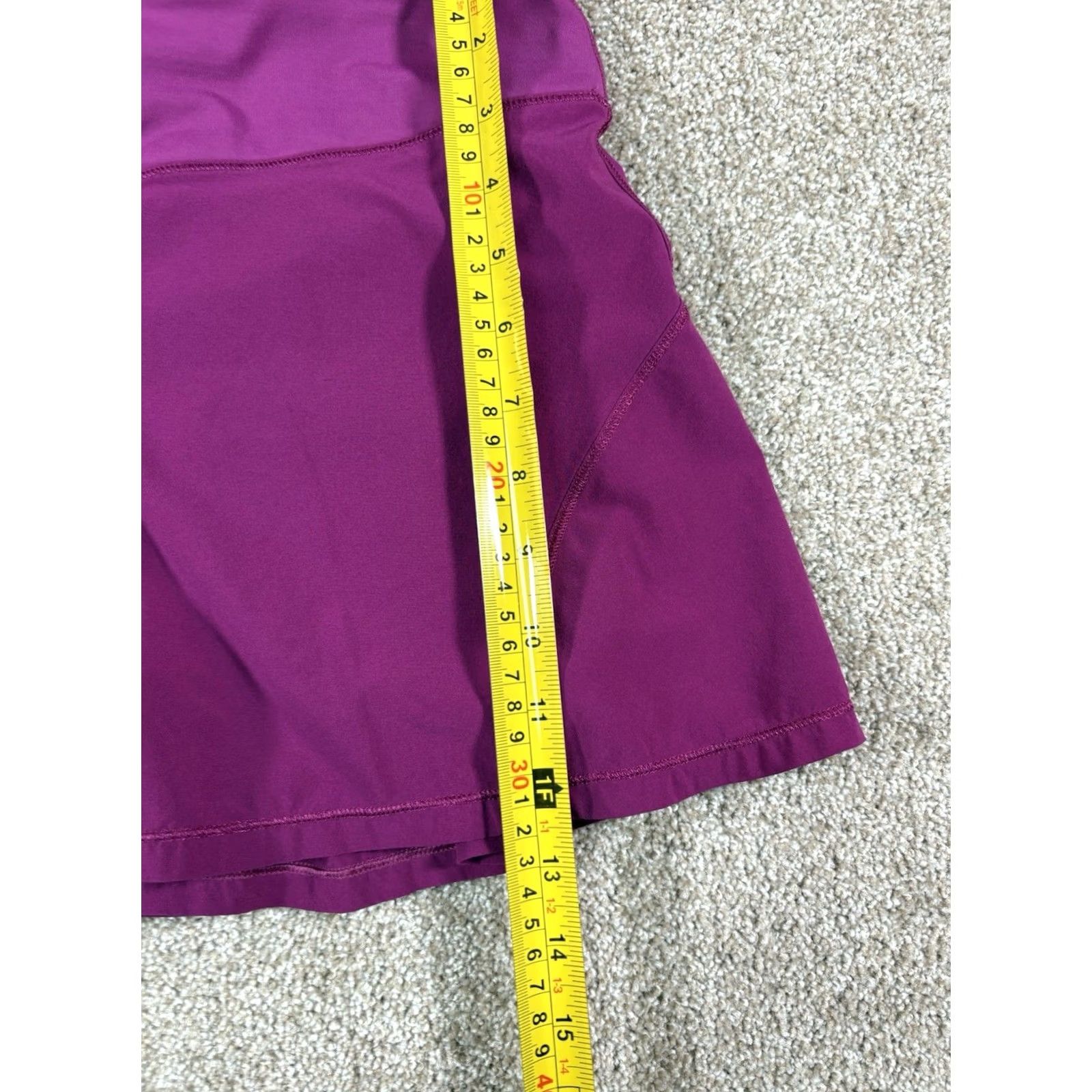 Lululemon Lululemon Speed Skirt Pleated Mini Skort Women's 10 Purple Ruffle Short Lined Skort Women 10 Purple Athleisure Size 32" / US 10 / IT 46 - 7 Thumbnail