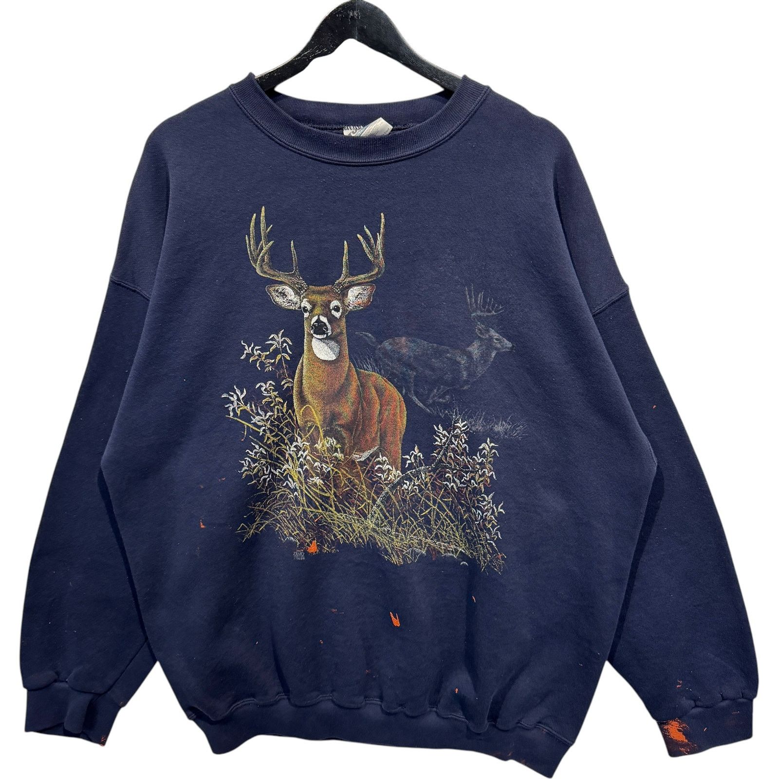 Tultex Vintage Buck Wildlife Crewneck XXL Size US XXL / EU 58 / 5 - 1 Thumbnail