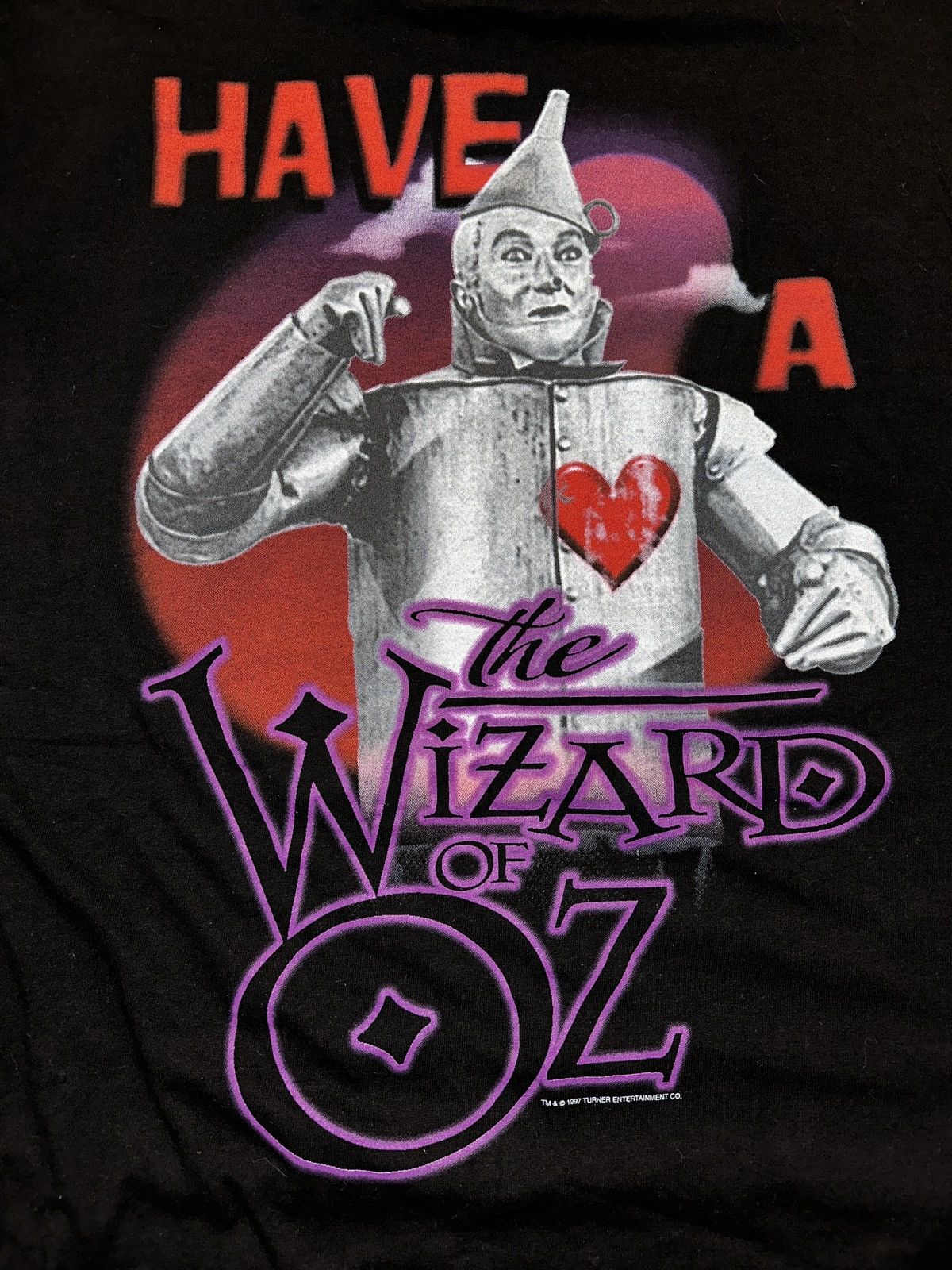 Vintage RARE Vtg 1997 MGM Grand: Wizard Of OZ Tinman Tee 2XL Size US XXL / EU 58 / 5 - 5 Thumbnail