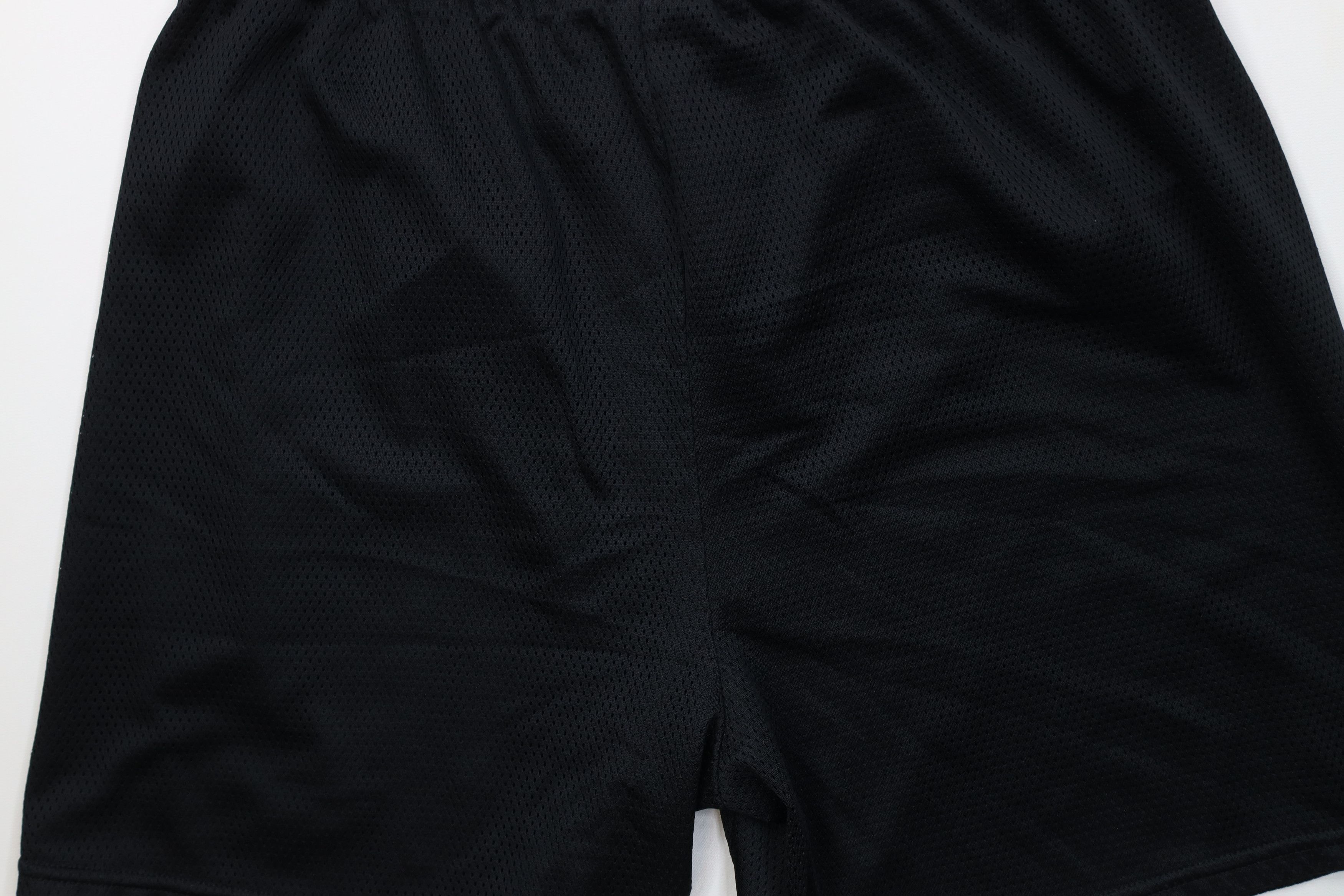 Nike Vintage 90s Nike Mini Swoosh Above Knee Shorts Black Mesh Size US 36 / EU 52 - 12 Thumbnail