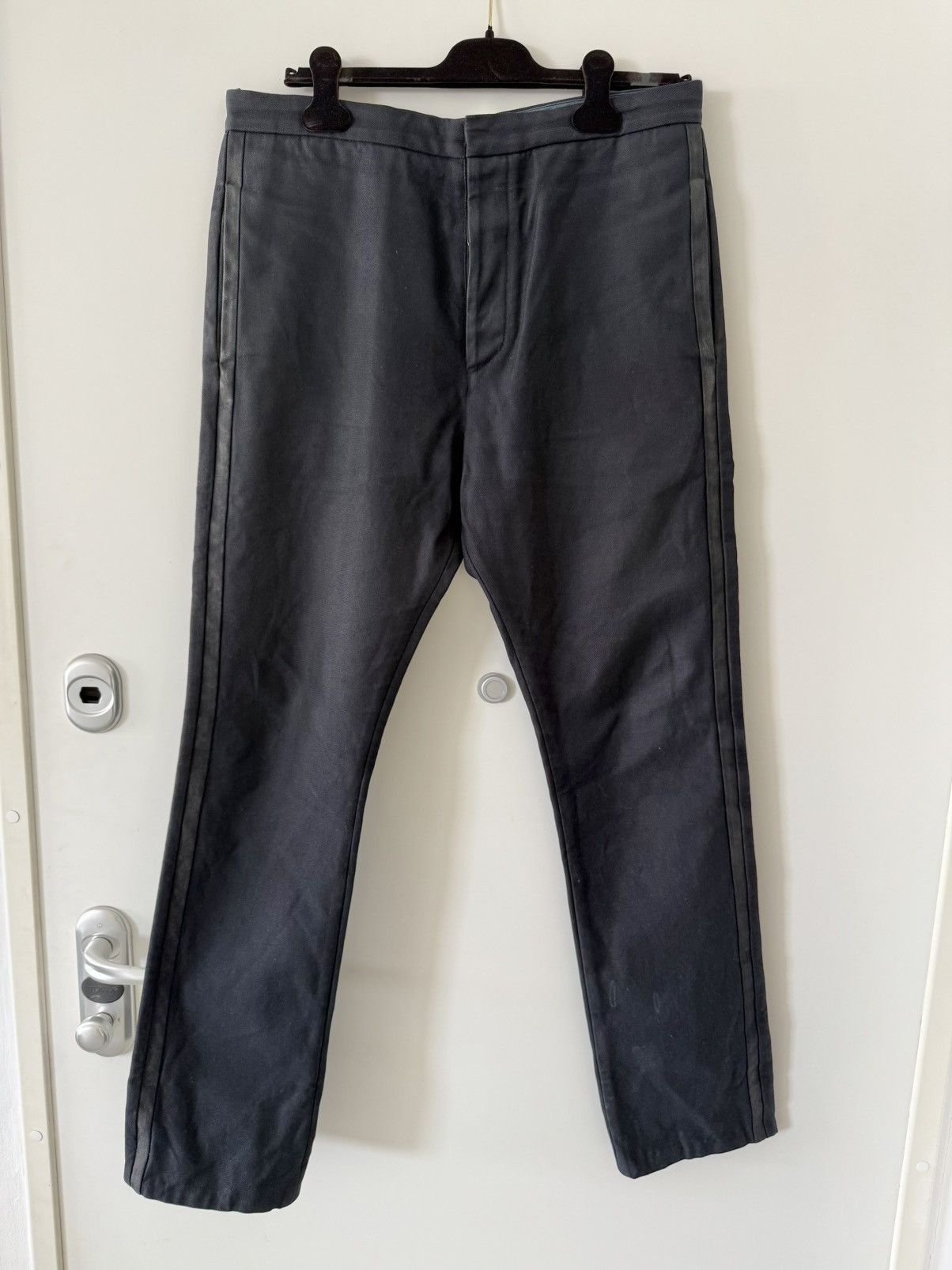 Deepti WAX STRIPE SMOKING TROUSERS/PANTS Size US 36 / EU 52 - 2 Thumbnail