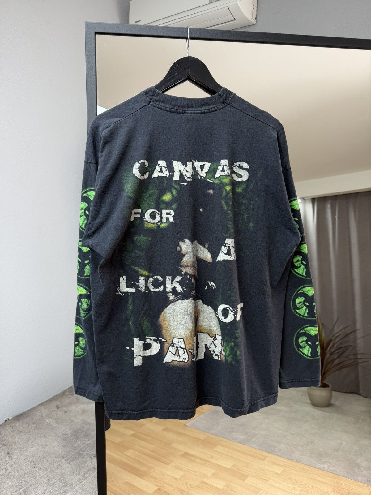 Band Tees Cradle Of Filth 1999 Canvas For A Lick Of Paint Long Sleeve Size US XL / EU 56 / 4 - 4 Thumbnail