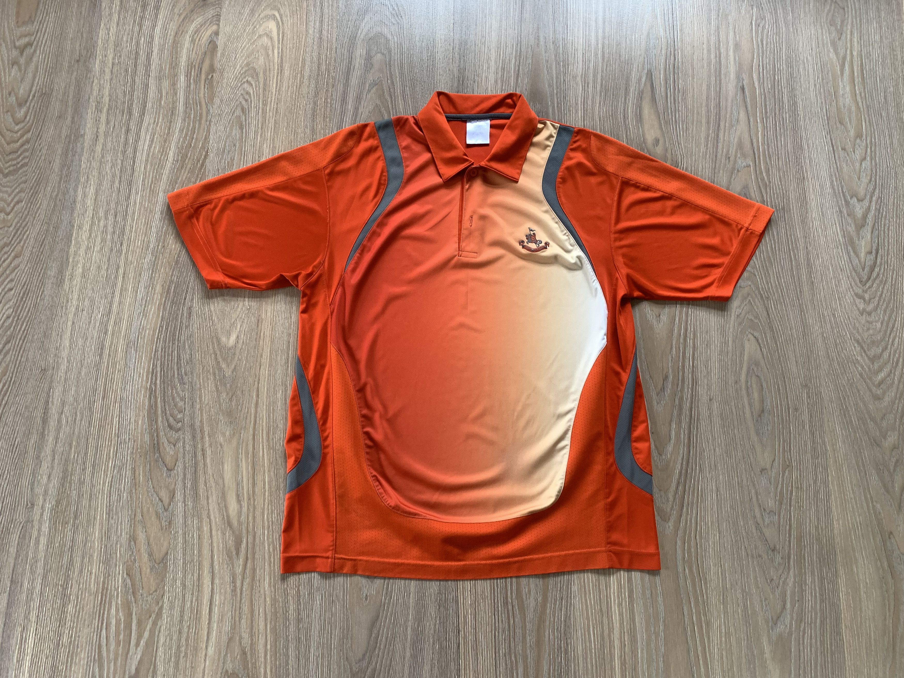 Other Vintage Orange Bon Crete Embroidered Logo Polo Shirt Size US L / EU 52-54 / 3 - 1 Thumbnail