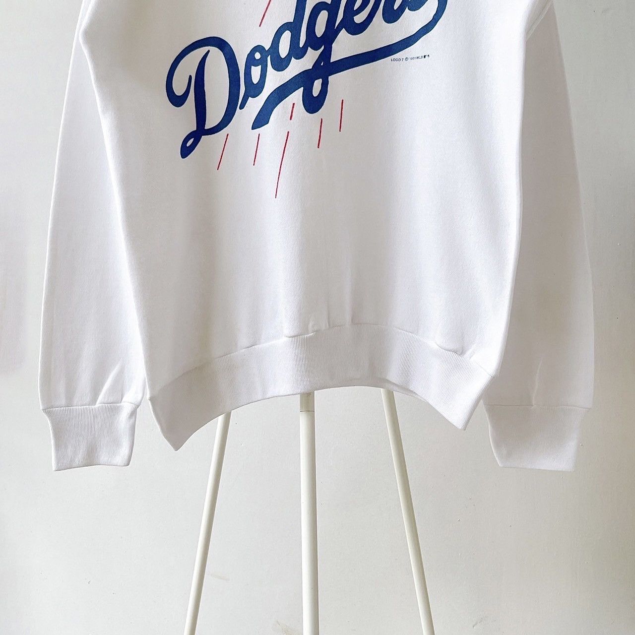 Tultex × Vintage 90s Los Angeles Dodgers MLB sweatshirt/ L Size US L / EU 52-54 / 3 - 4 Thumbnail
