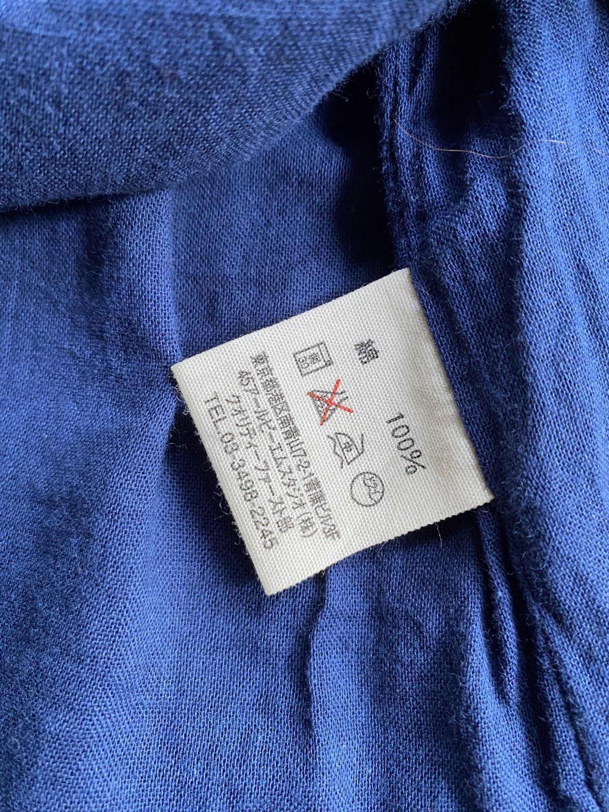 45rpm 45 rpm indigo mandarin shirt Size US S / EU 44-46 / 1 - 4 Thumbnail