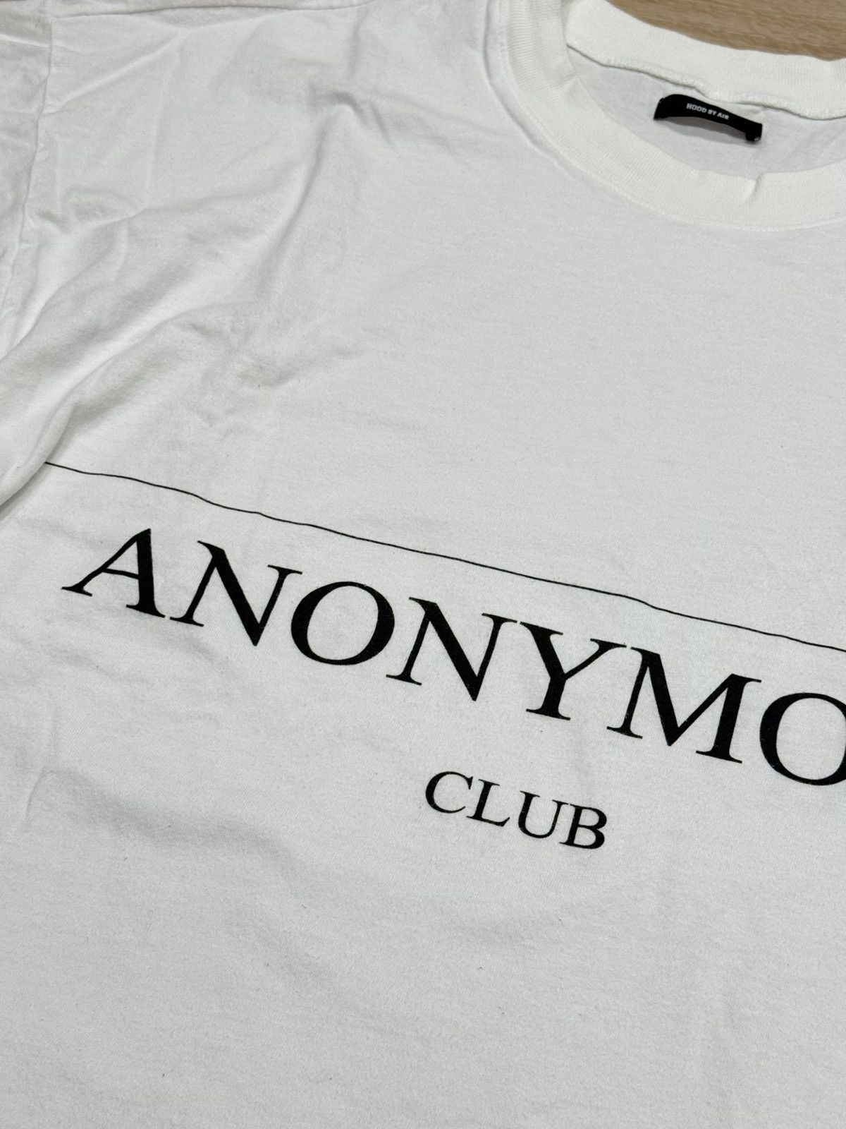 Hood By Air Anonymous Club Hood By Air Big Logo Tee Size US L / EU 52-54 / 3 - 2 Thumbnail