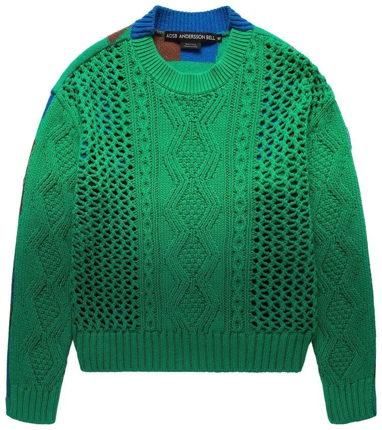 [ANDERSSON BELL]★FISHERMAN INTARSIA CREW-NECK SWEATER ANDERSSON BELL]☆FISHERMAN INTARSIA CREW-NECK SWEATER