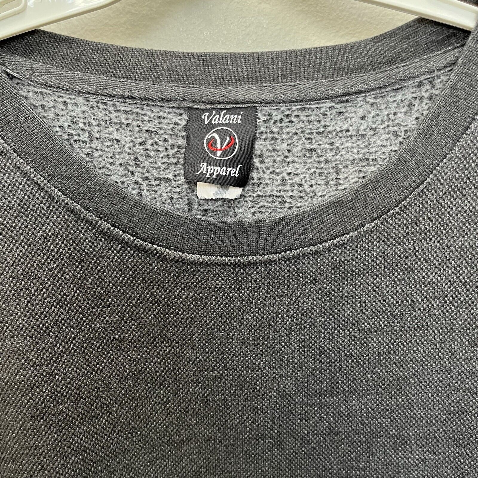 Vintage Valani Apparel | Gray Pique Front Pocket Textured Sweater Size XL / US 12-14 / IT 48-50 - 3 Thumbnail