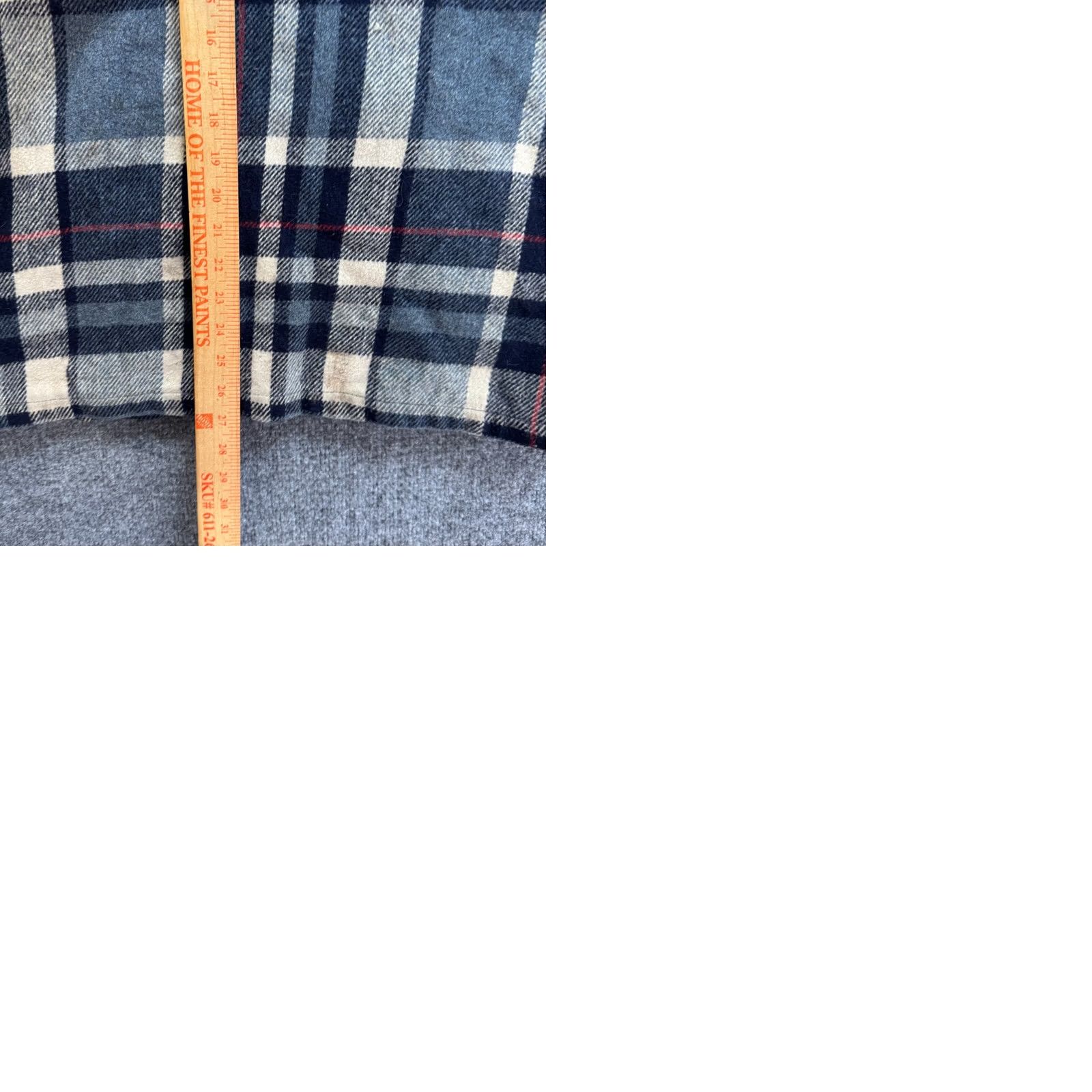 Sears VINTAGE Sears Men's L Reg Wool Coat Jacket Shacket Plaid Button Casual Work Outerwear Size US L / EU 52-54 / 3 - 10 Thumbnail