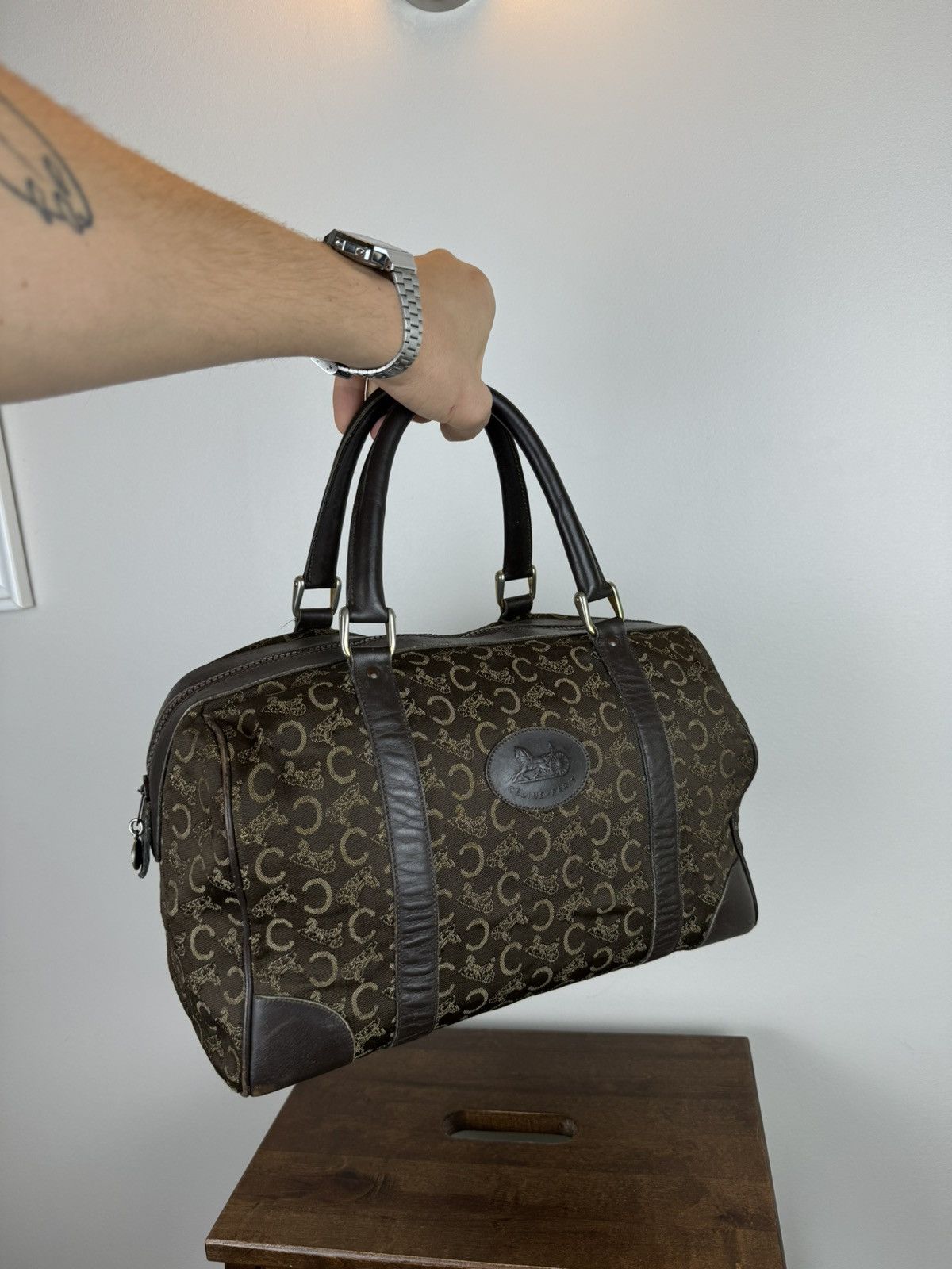 Celine Luxury Celine Paris Boston Bag original rare casual item Size ONE SIZE - 3 Thumbnail