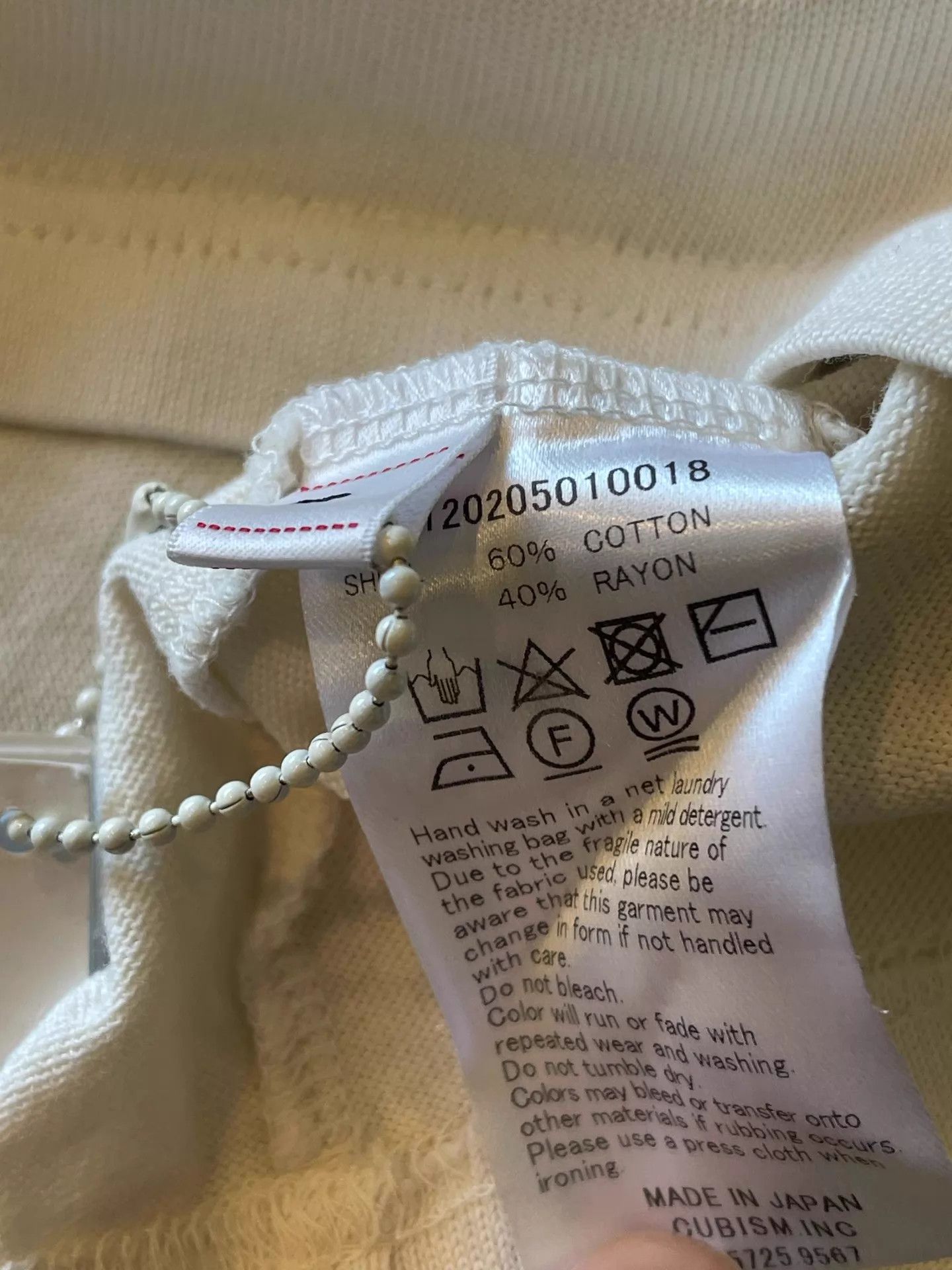 Visvim VISVIM 20AW Colorblock LS Polo Zip Tee White/Green Size US M / EU 48-50 / 2 - 8 Thumbnail