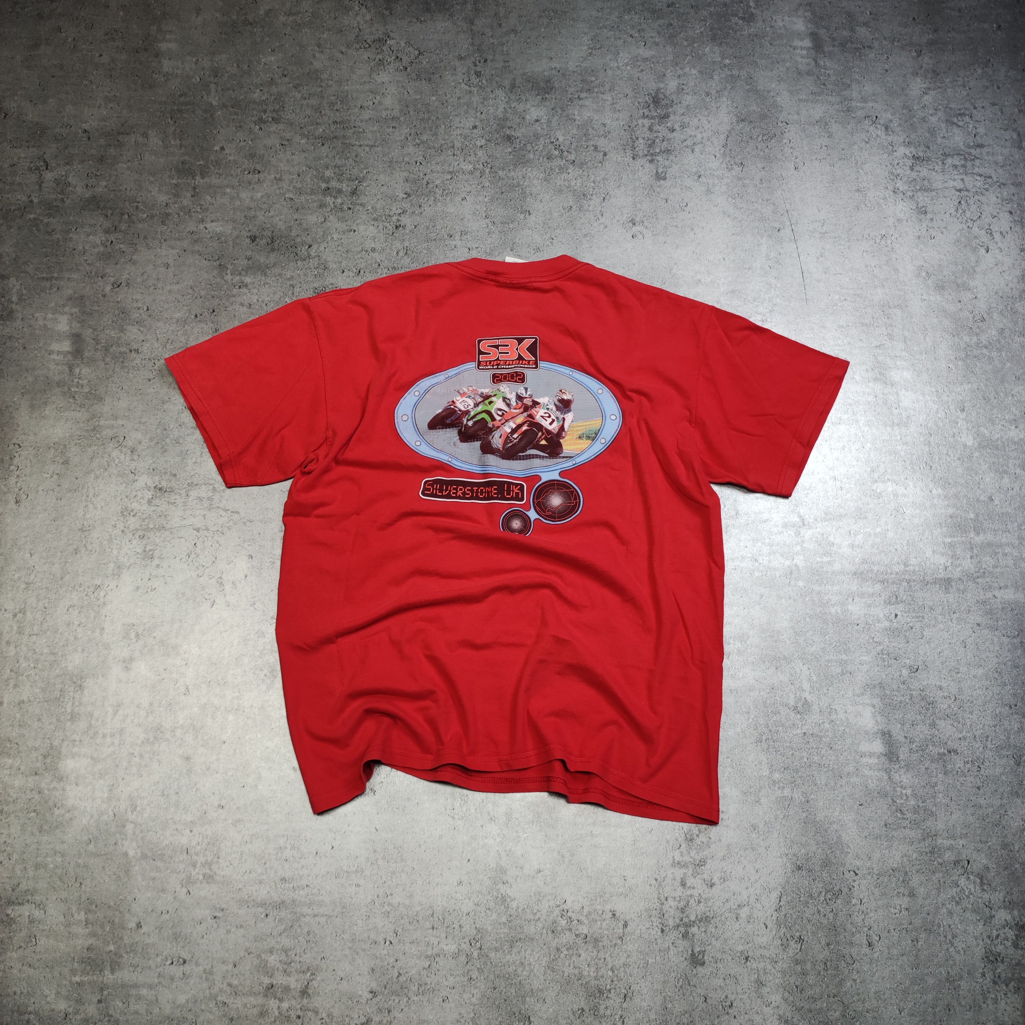Vintage RARE OG 2002 Superbike Motorsport Silverstone Race Tee Size US L / EU 52-54 / 3 - 1 Thumbnail