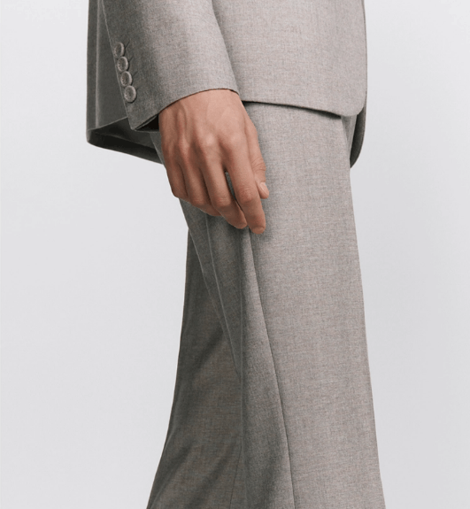 Dior o1w1db11225 443C13 Flared Pant in Gray Size US 30 / EU 46 - 7 Thumbnail