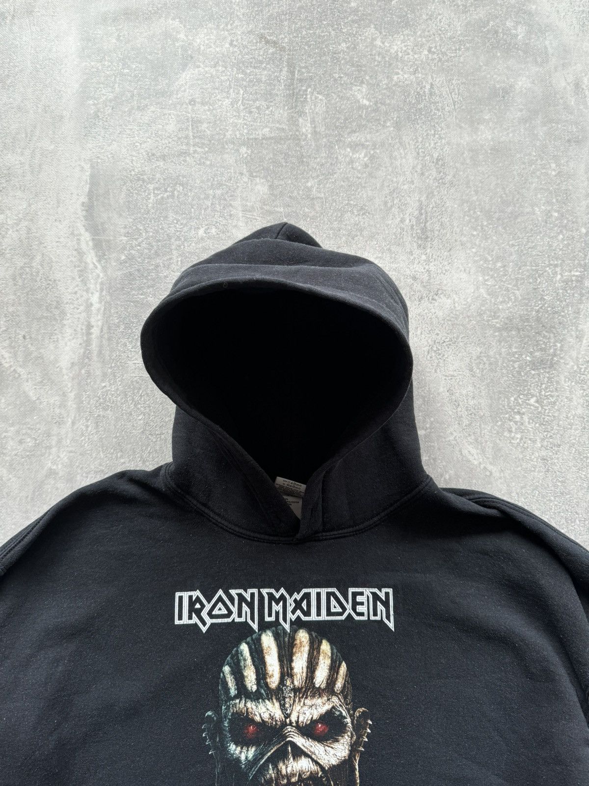 Band Tees × Iron Maiden × Vintage Vintage Iron Maiden The Book of Souls Hoodie Size US L / EU 52-54 / 3 - 5 Thumbnail