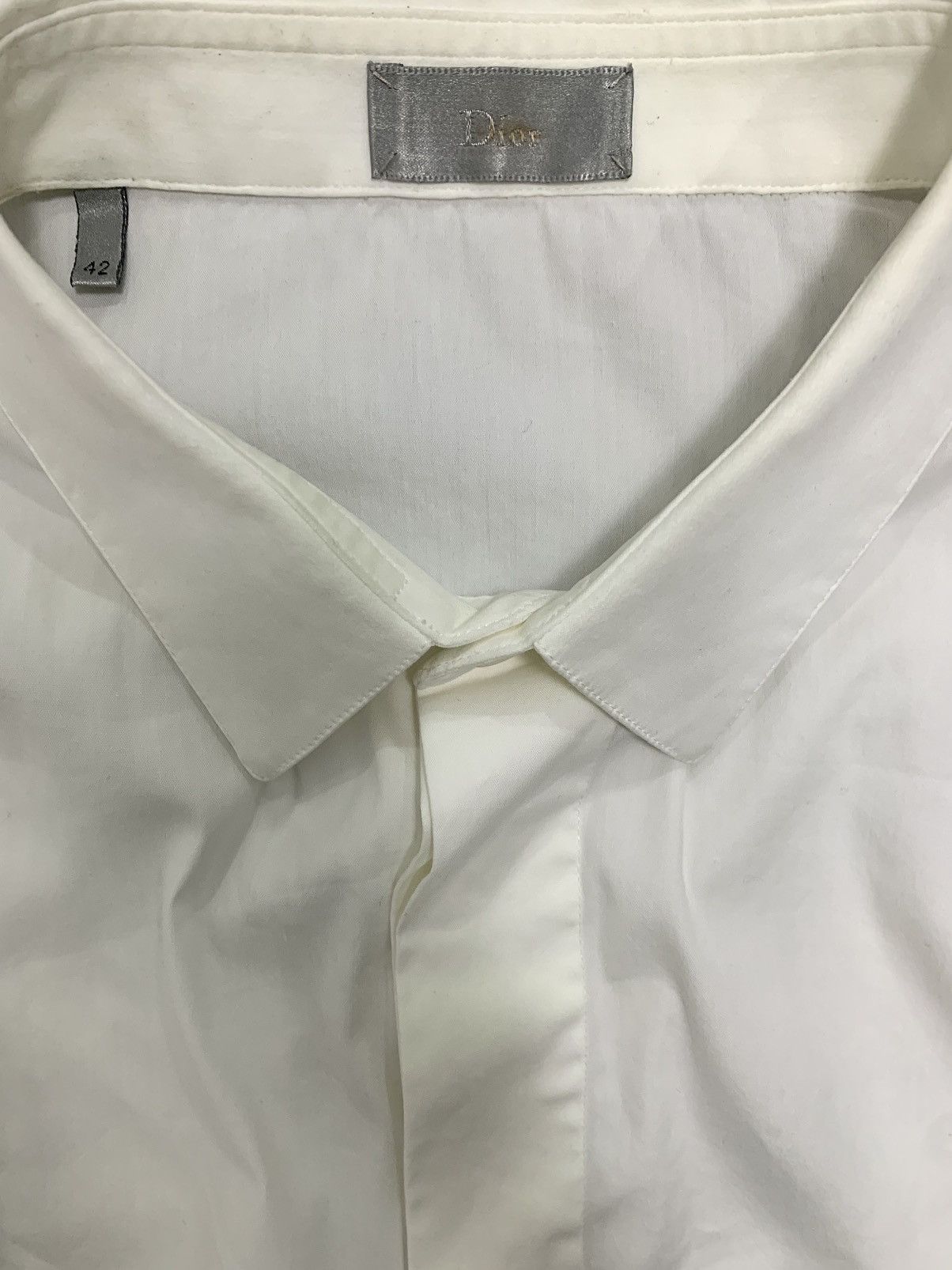 Dior DIOR HOMME CONCEALED BUTTONS - FORMAL L/S SHIRT Size US L / EU 52-54 / 3 - 3 Thumbnail