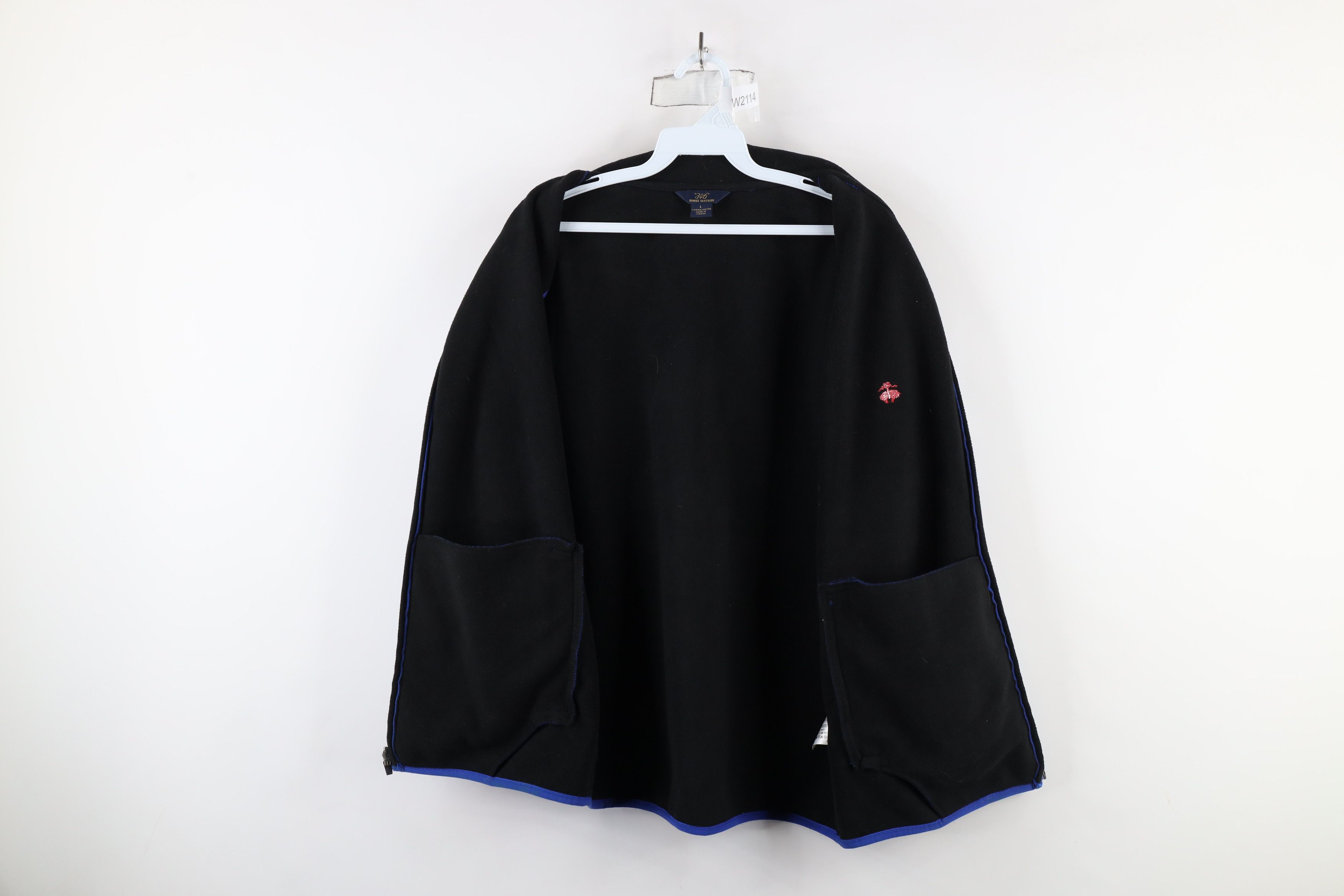 Brooks Brothers × Vintage Brooks Brothers Full Zip Fleece Vest Jacket Royal Blue Size US L / EU 52-54 / 3 - 8 Thumbnail