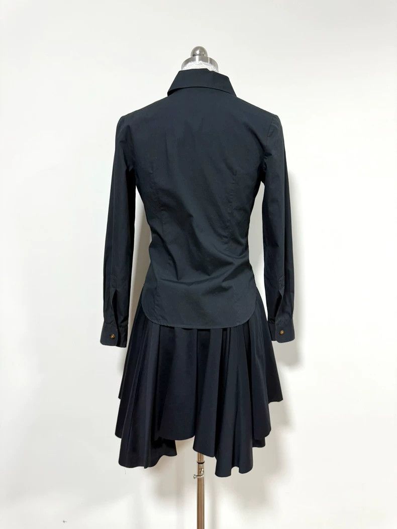 Vivienne Westwood Vivienne Westwood size2 A black shirt with a deformed colla Size M / US 6-8 / IT 42-44 - 6 Thumbnail