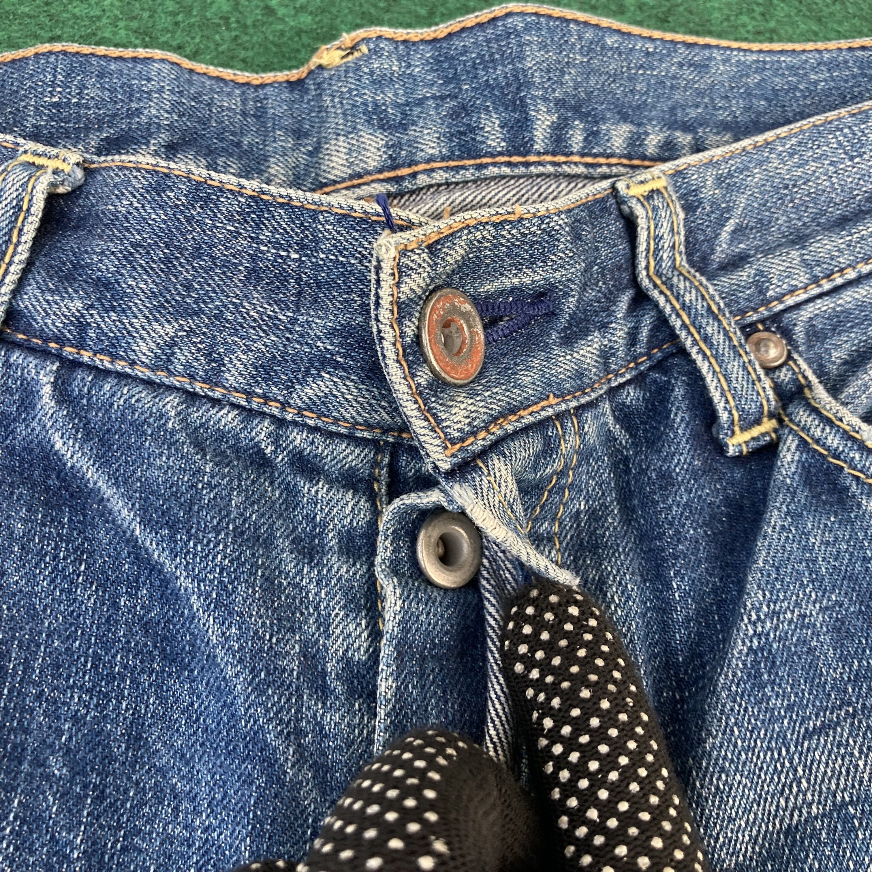 Journal Standard 30x30 Vtg Journal Standard Selvedge Faded Denim Blue Jeans Size US 30 / EU 46 - 5 Thumbnail