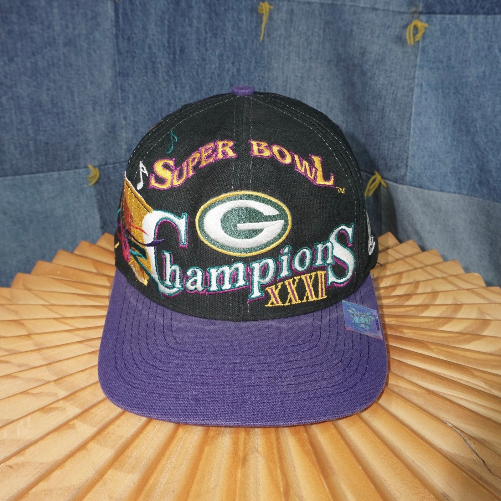 Logo Athletic OSFA- Vintage Y2K Green Bay Packers Super Bowl embroider hat Size ONE SIZE - 1 Thumbnail