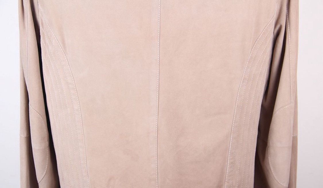 Brunello Cucinelli Brunello Cucinelli Suede Leather Biker Jacket Size US S / EU 44-46 / 1 - 4 Thumbnail