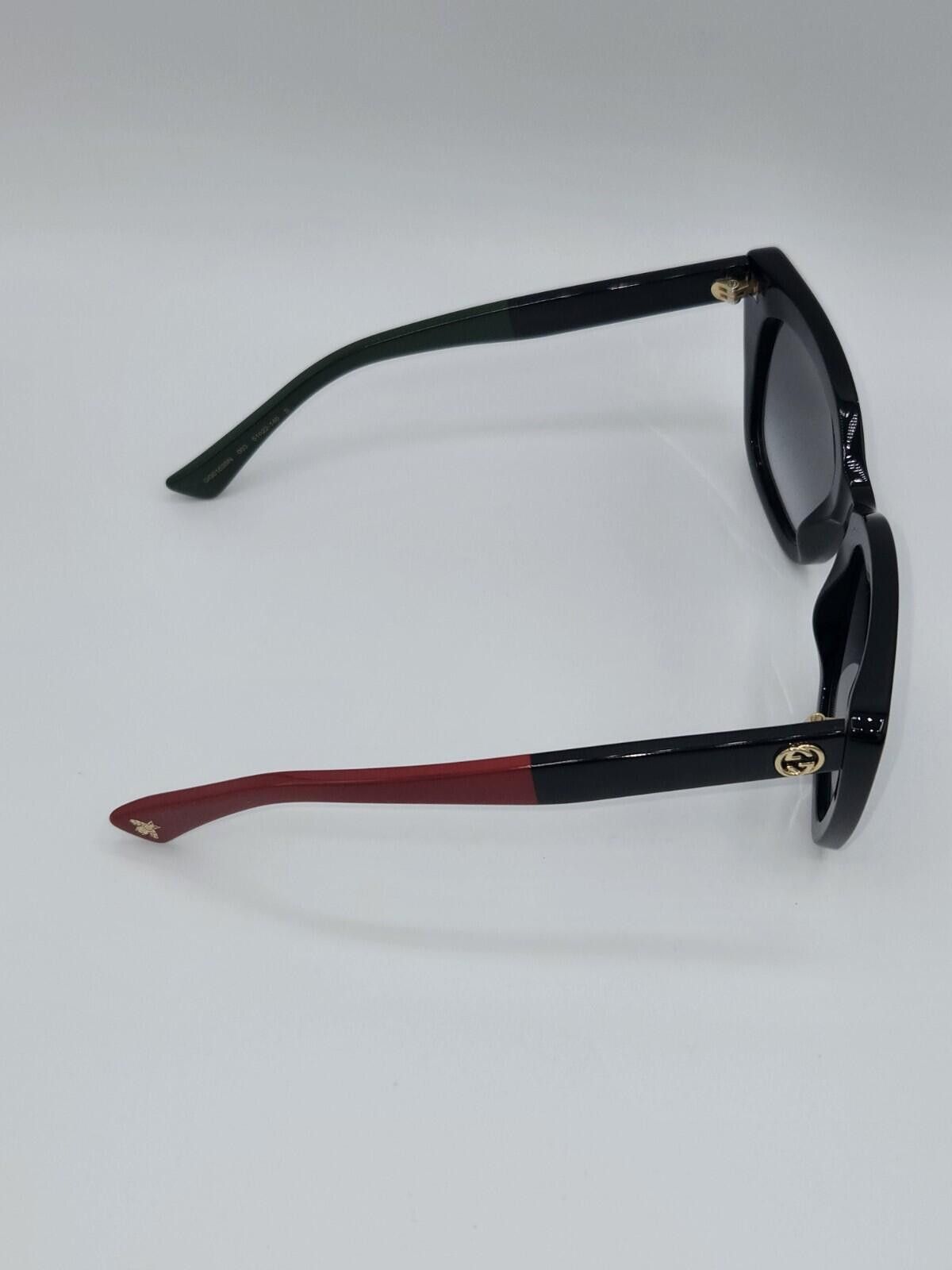 Gucci Gucci Sunglasses GG0163SN 003 Black Red and Green Gradient Size ONE SIZE - 7 Thumbnail