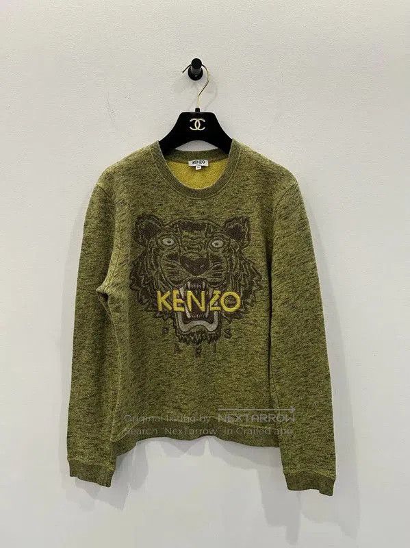 Kenzo KENZO Green Cotton Women's Sweatshirt . Size M / US 6-8 / IT 42-44 - 1 Thumbnail