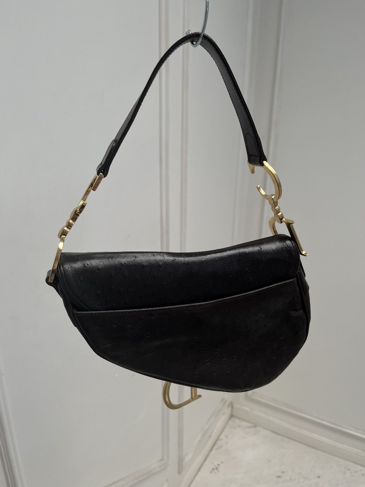 Dior Dior ostrich saddle bag Size ONE SIZE - 3 Thumbnail